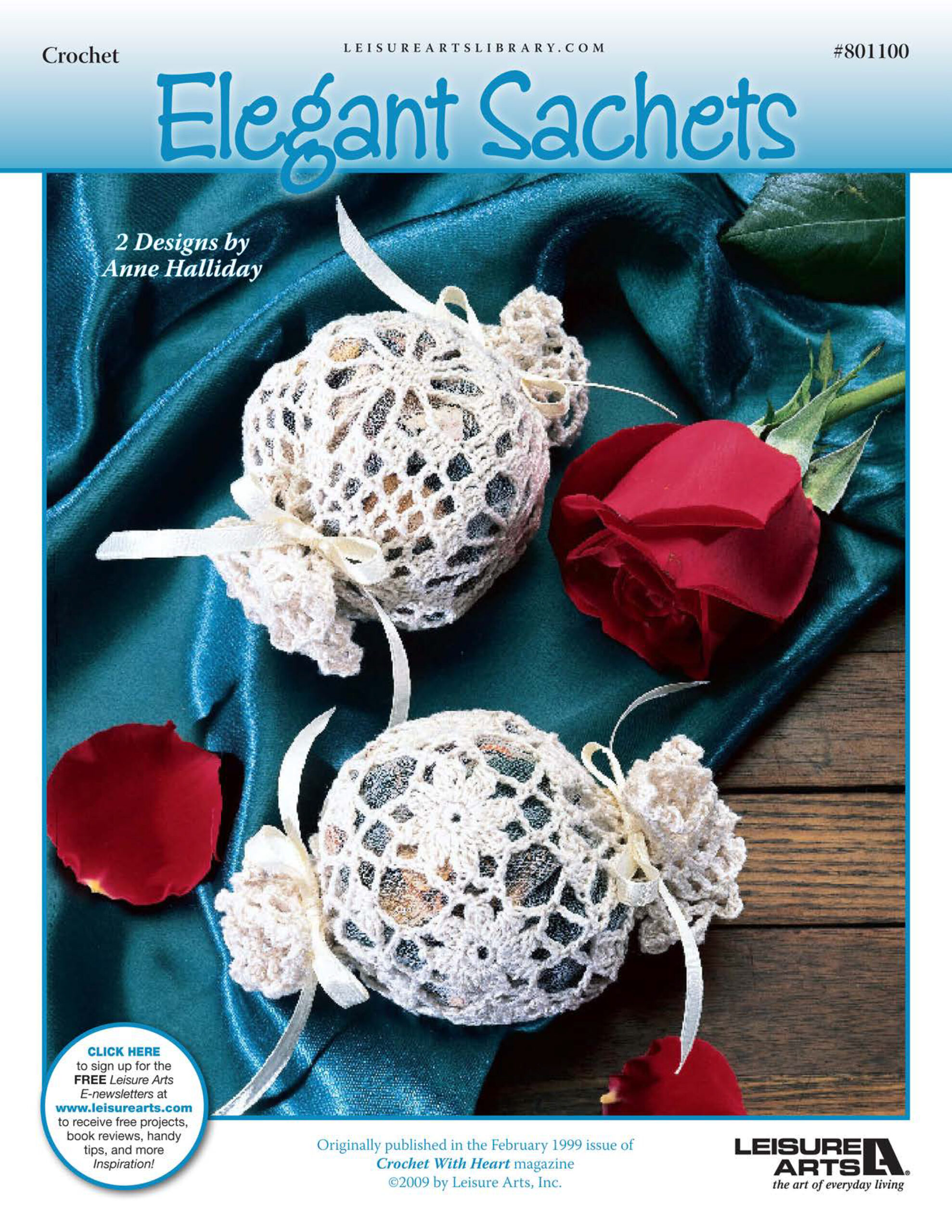 Leisure Arts Elegant Sachets Crochet ePattern
