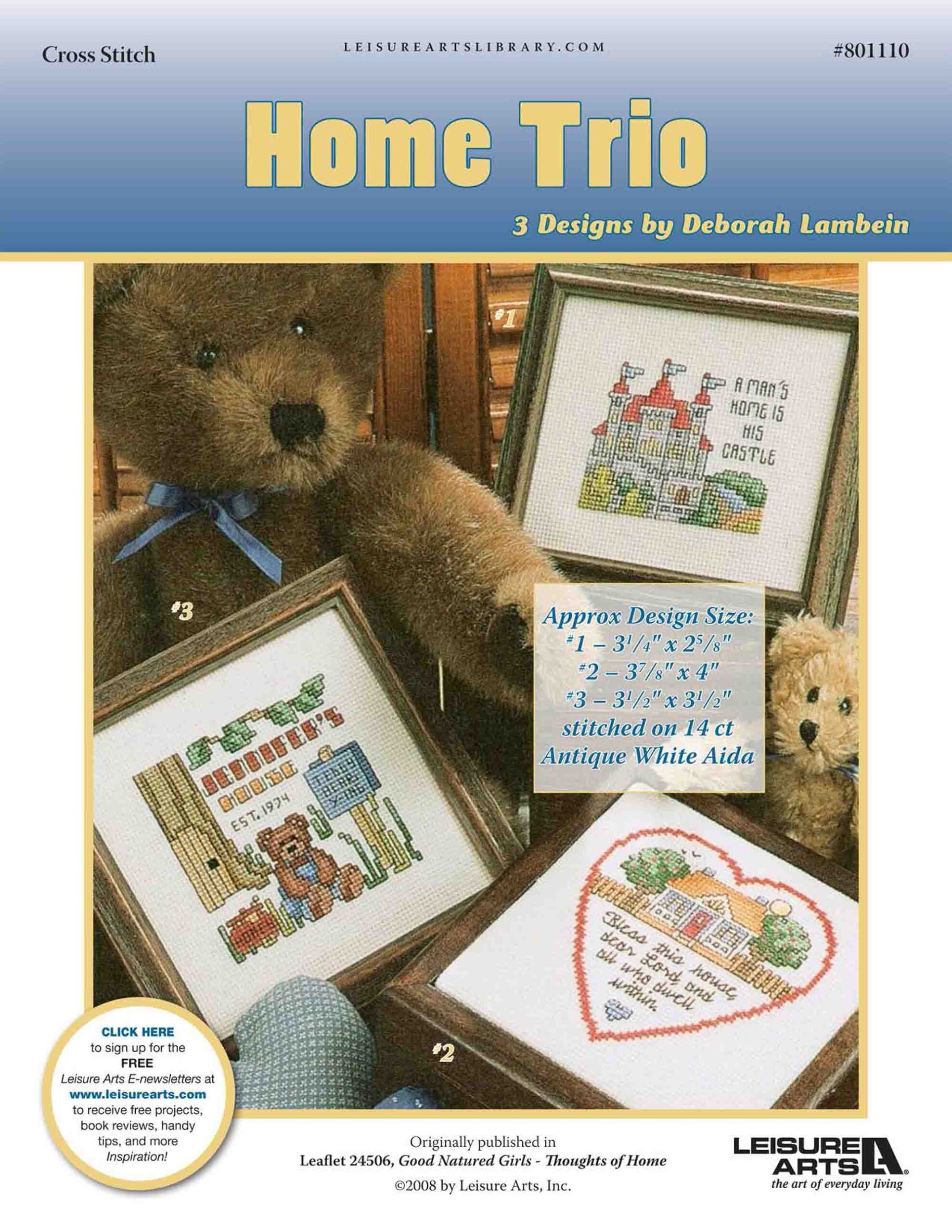 Leisure Arts Good Natured Girls Home Trio ePattern