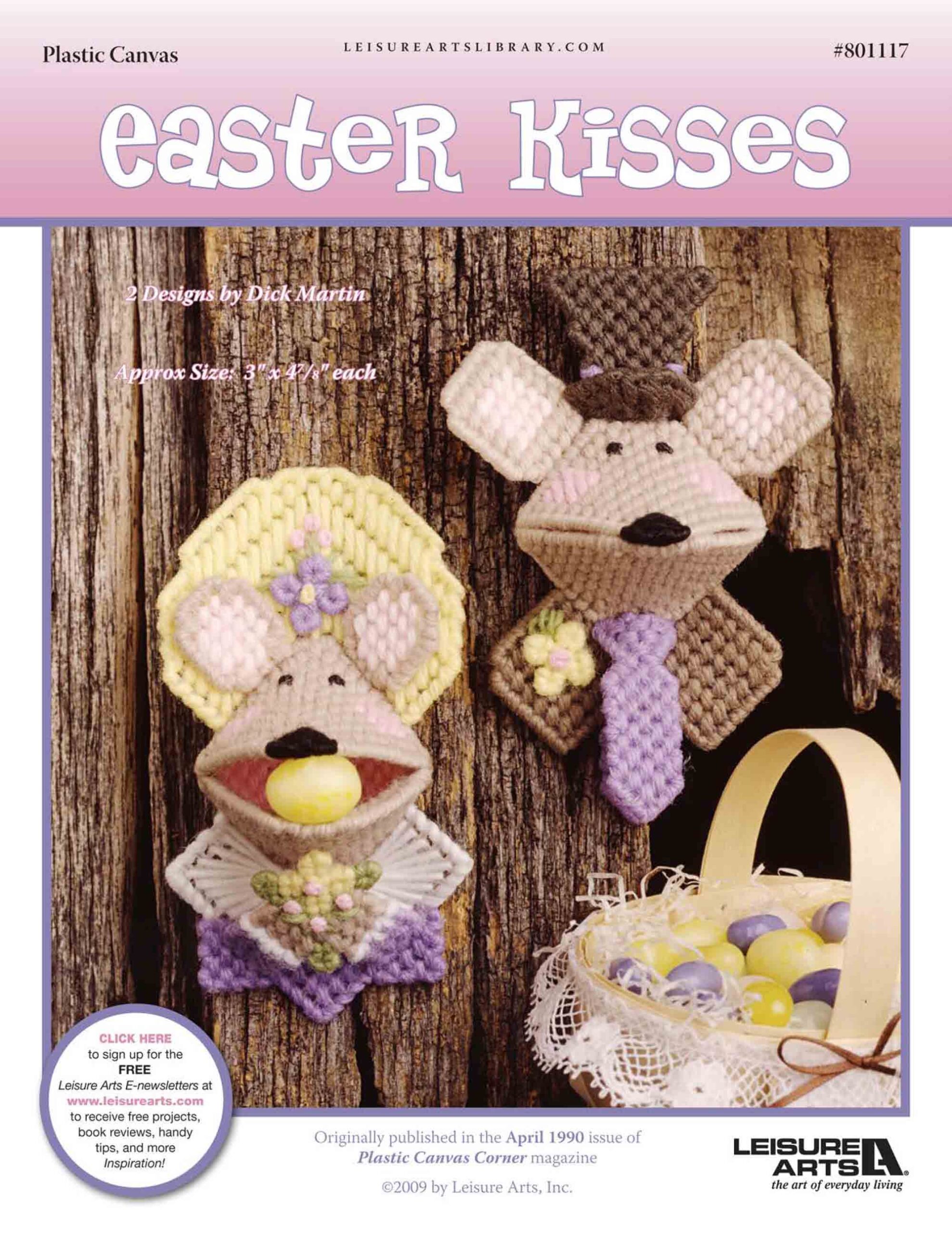 Leisure Arts Easter Kisses Plastic Canvas ePattern