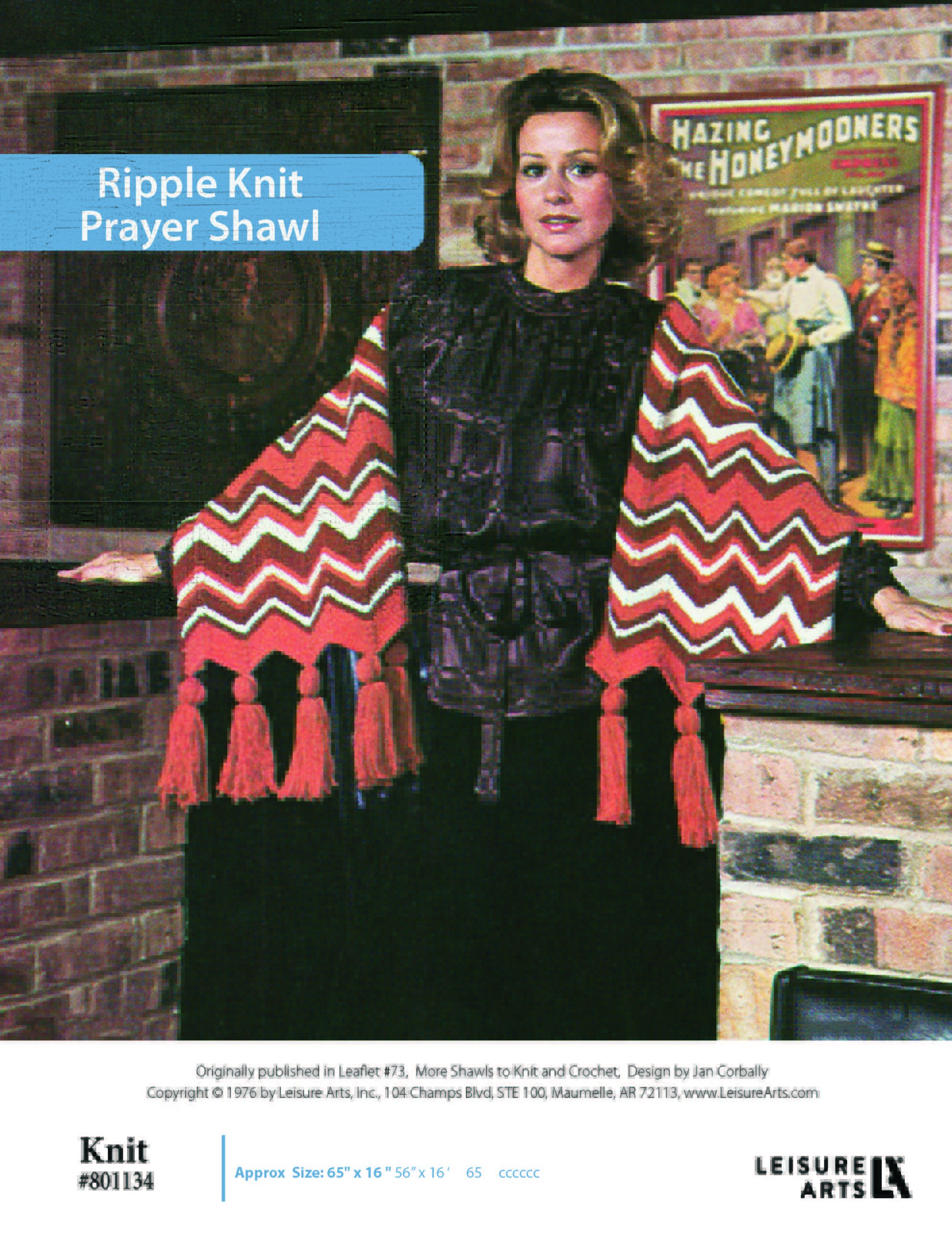 Leisure Arts More Shawls To Knit Crochet Ripple Knit Prayer Shawl ePattern