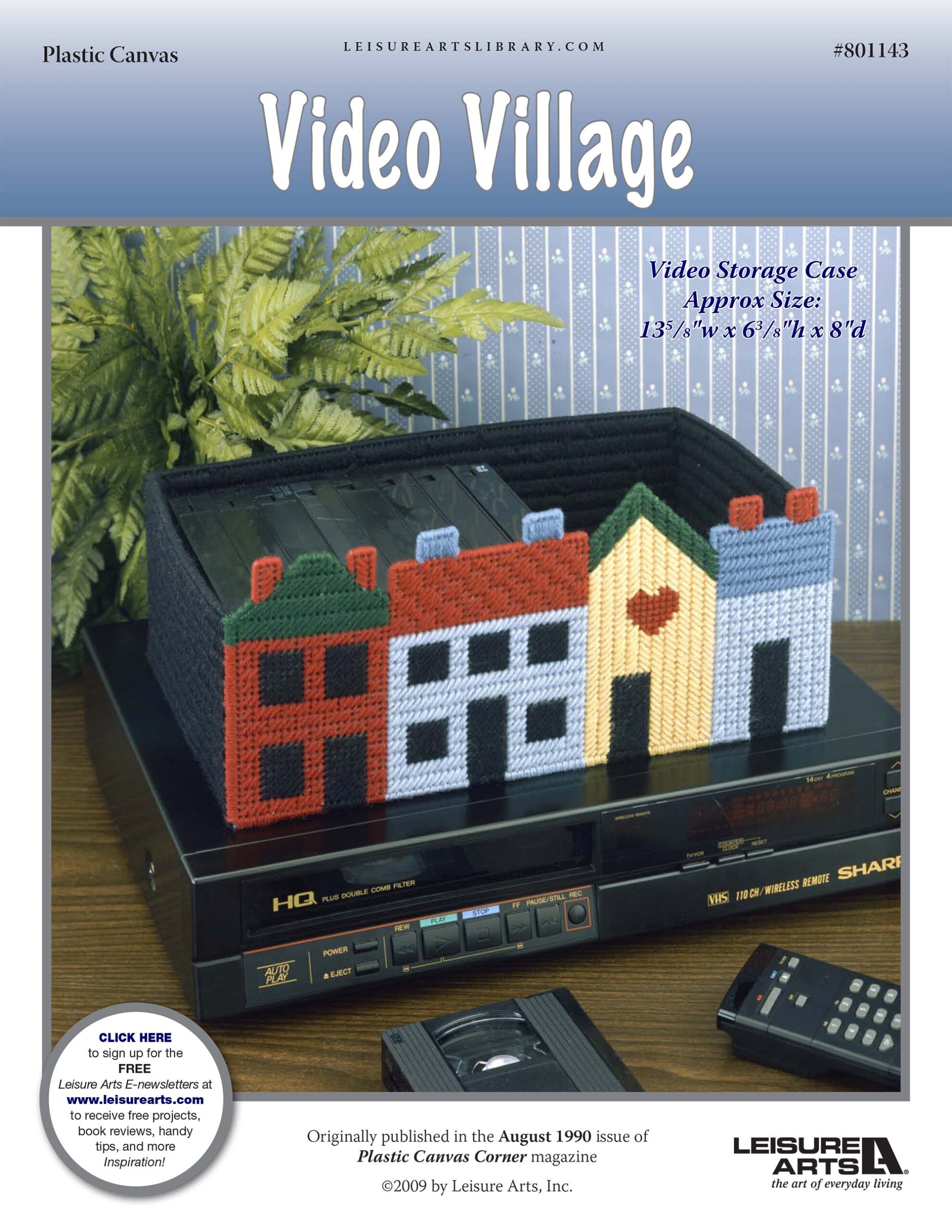 Leisure Arts Video Village Plastic Canvas ePattern