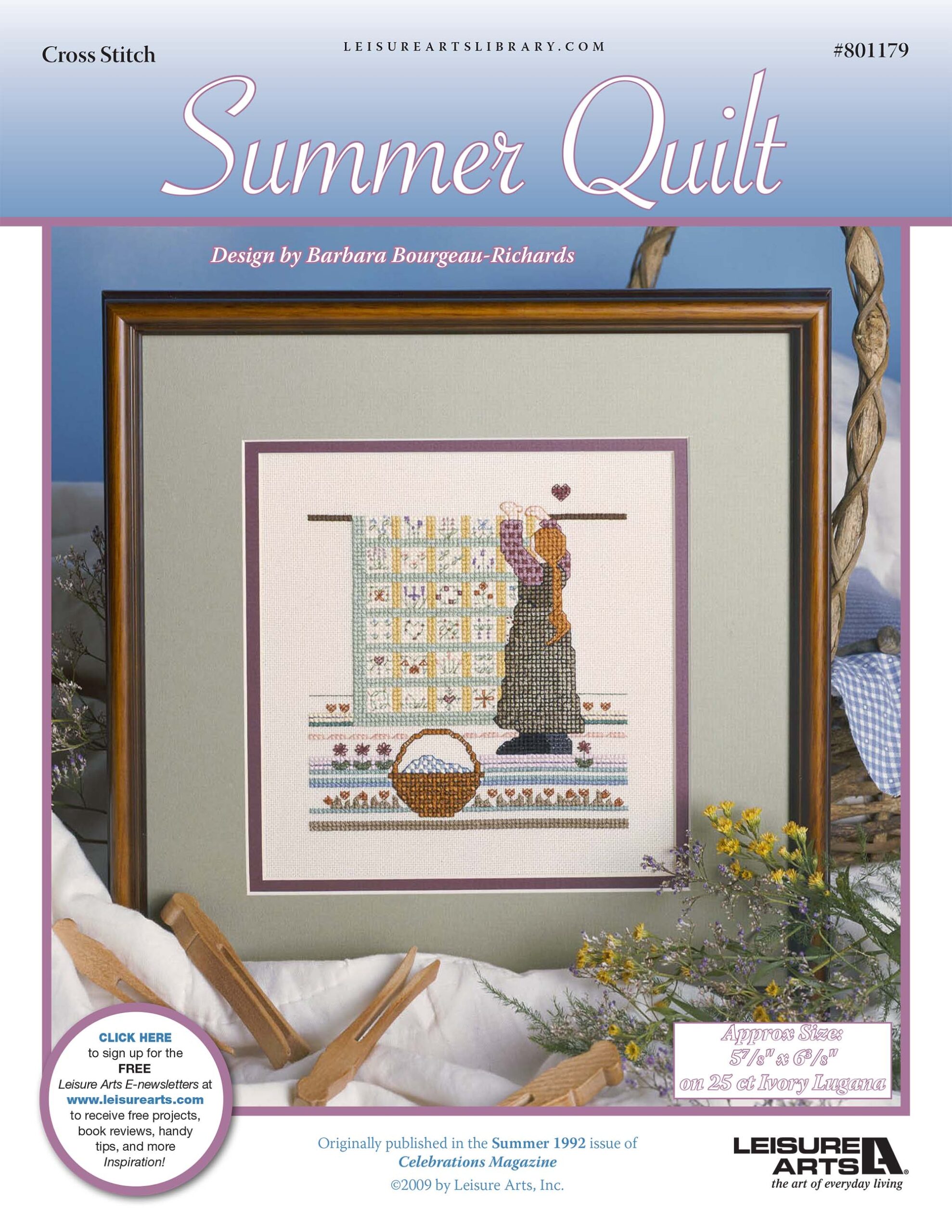 Leisure Arts Summer Quilt Cross Stitch ePattern