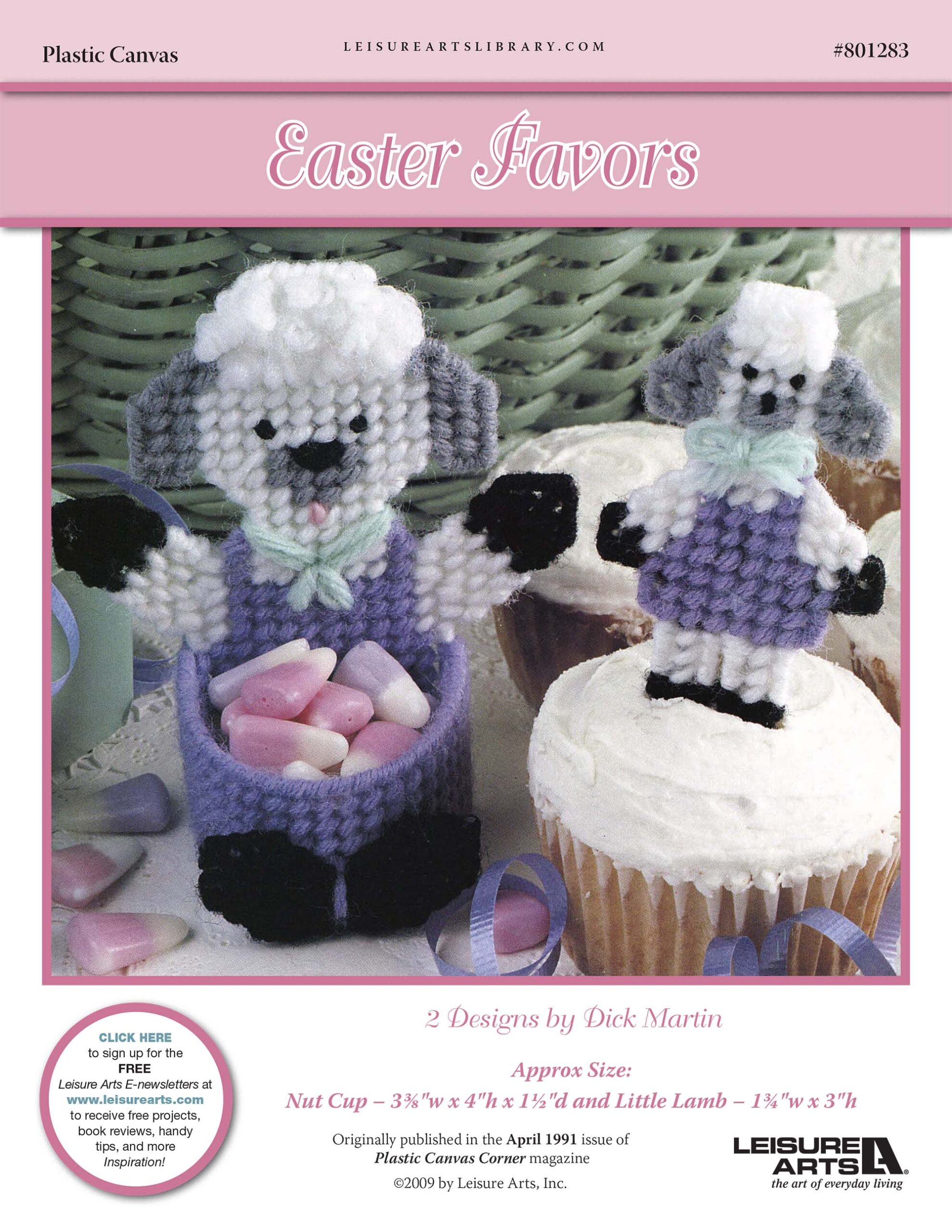 Leisure Arts Easter Favors Set Plastic Canvas ePattern