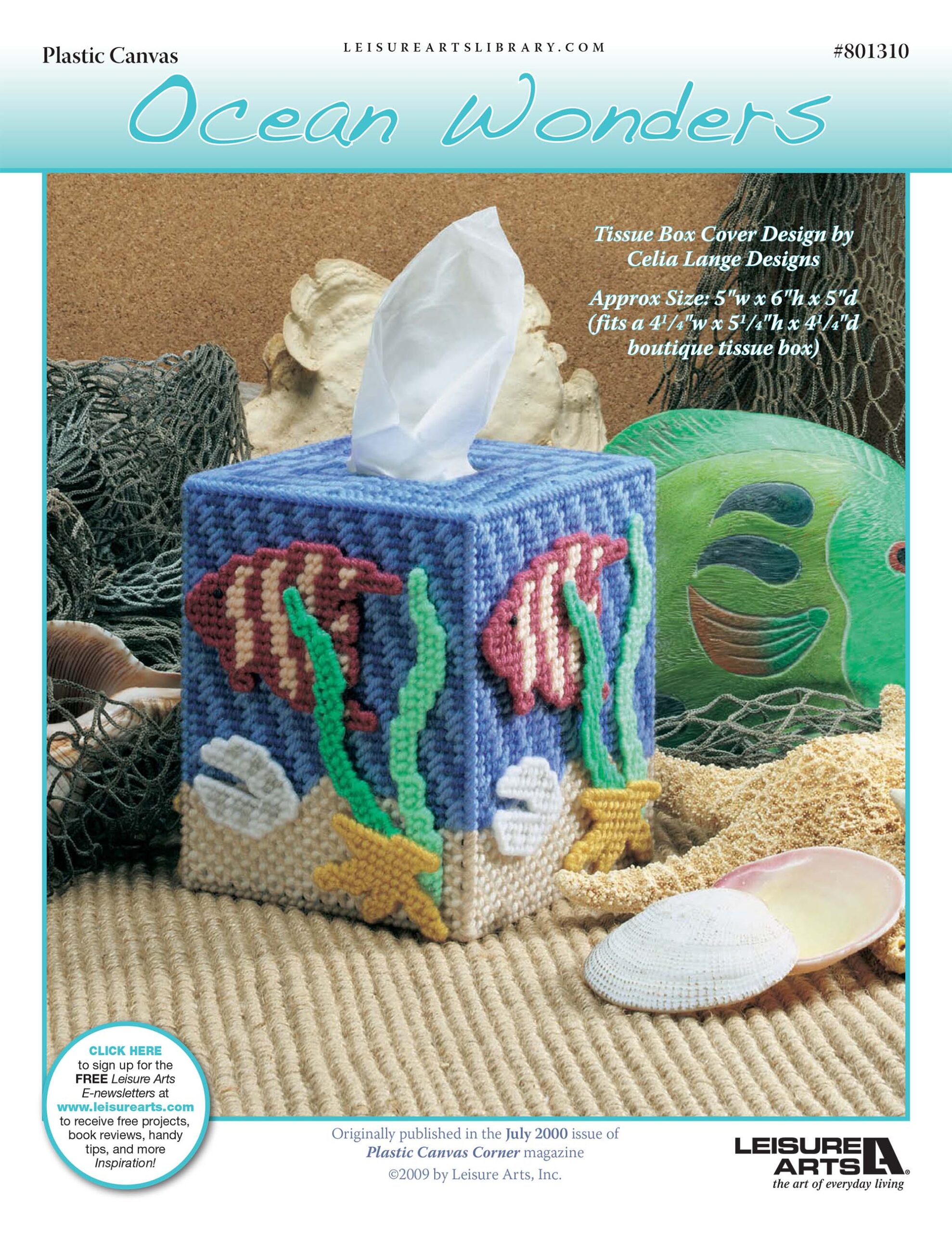 Leisure Arts Ocean Wonders Plastic Canvas ePattern
