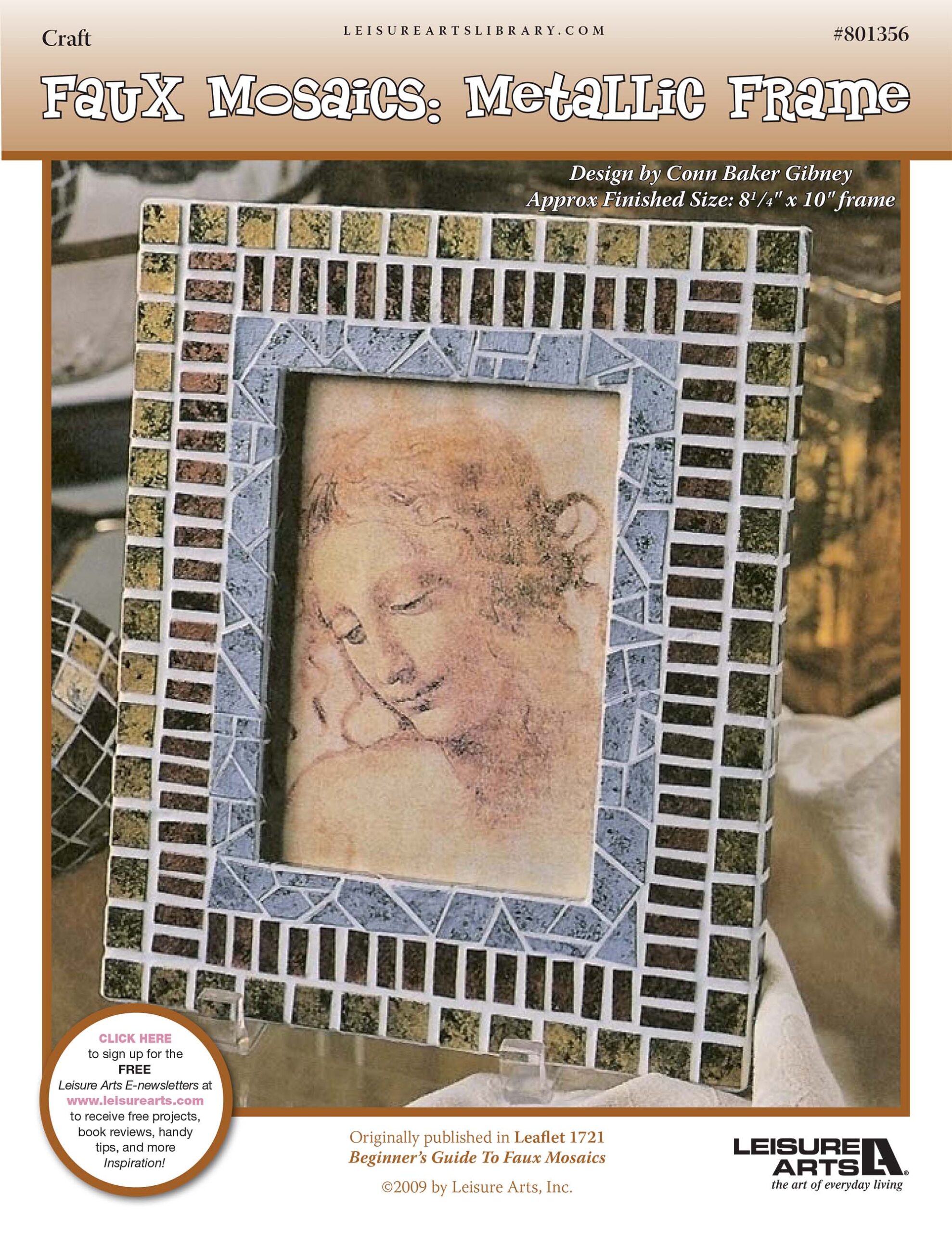 Leisure Arts Mosaic Metallic Frame ePattern