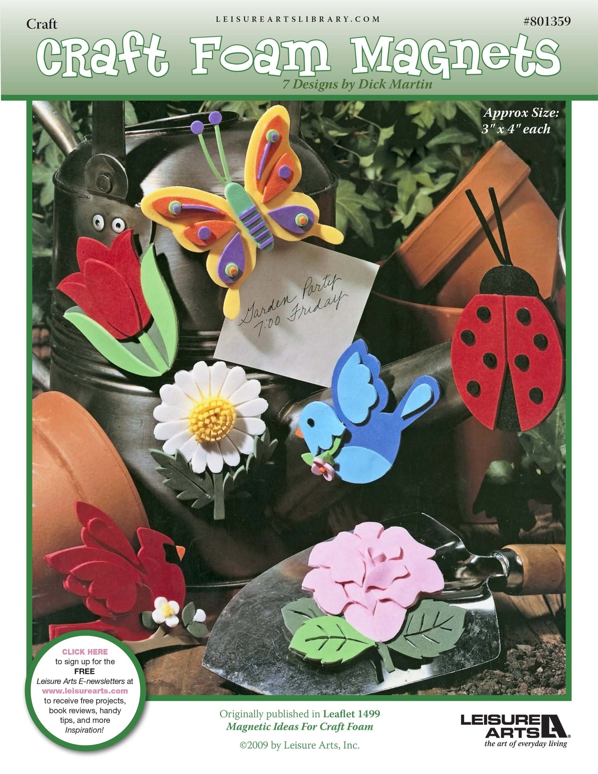 Leisure Arts Craft Foam Magnets ePattern