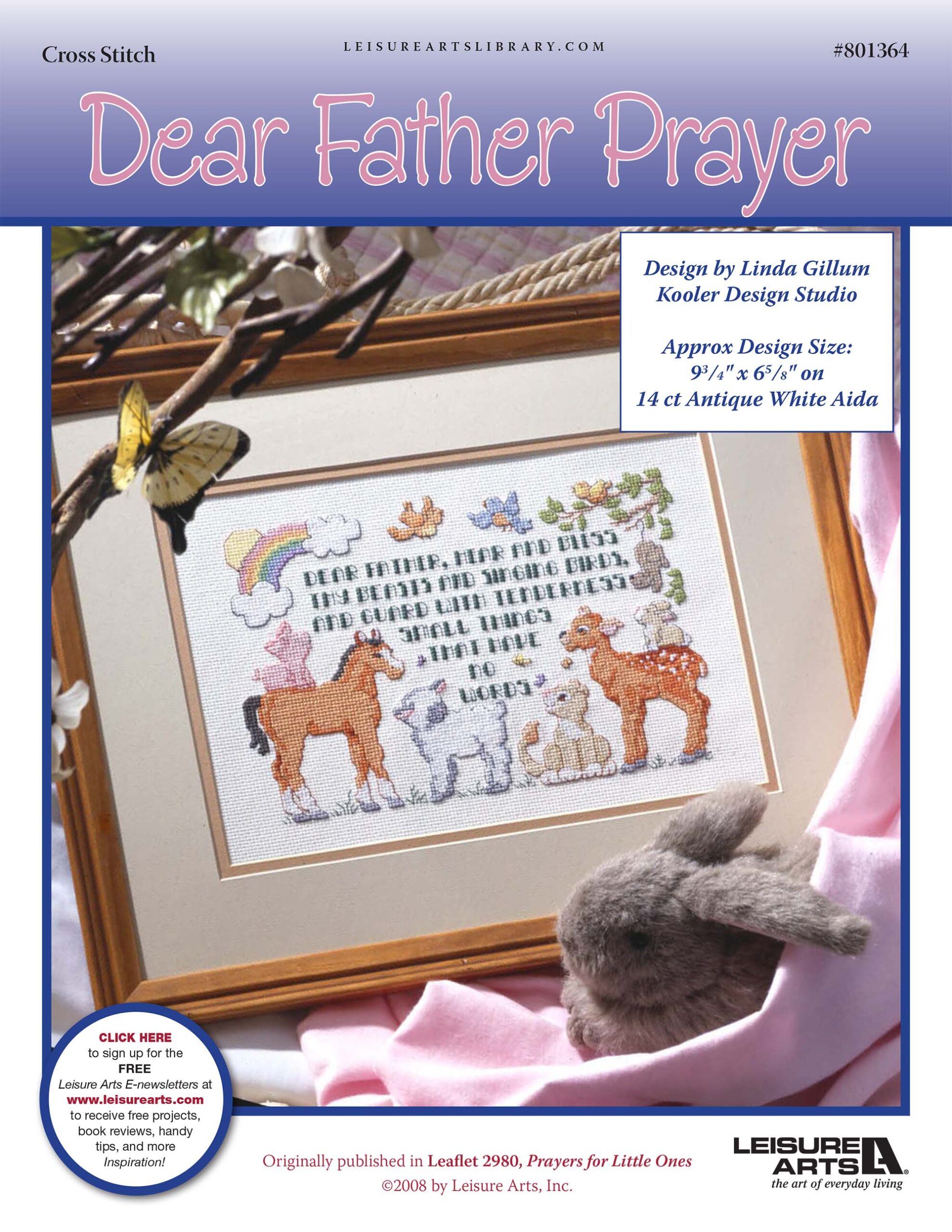 Leisure Arts Dear Father Prayer Cross Stitch ePattern