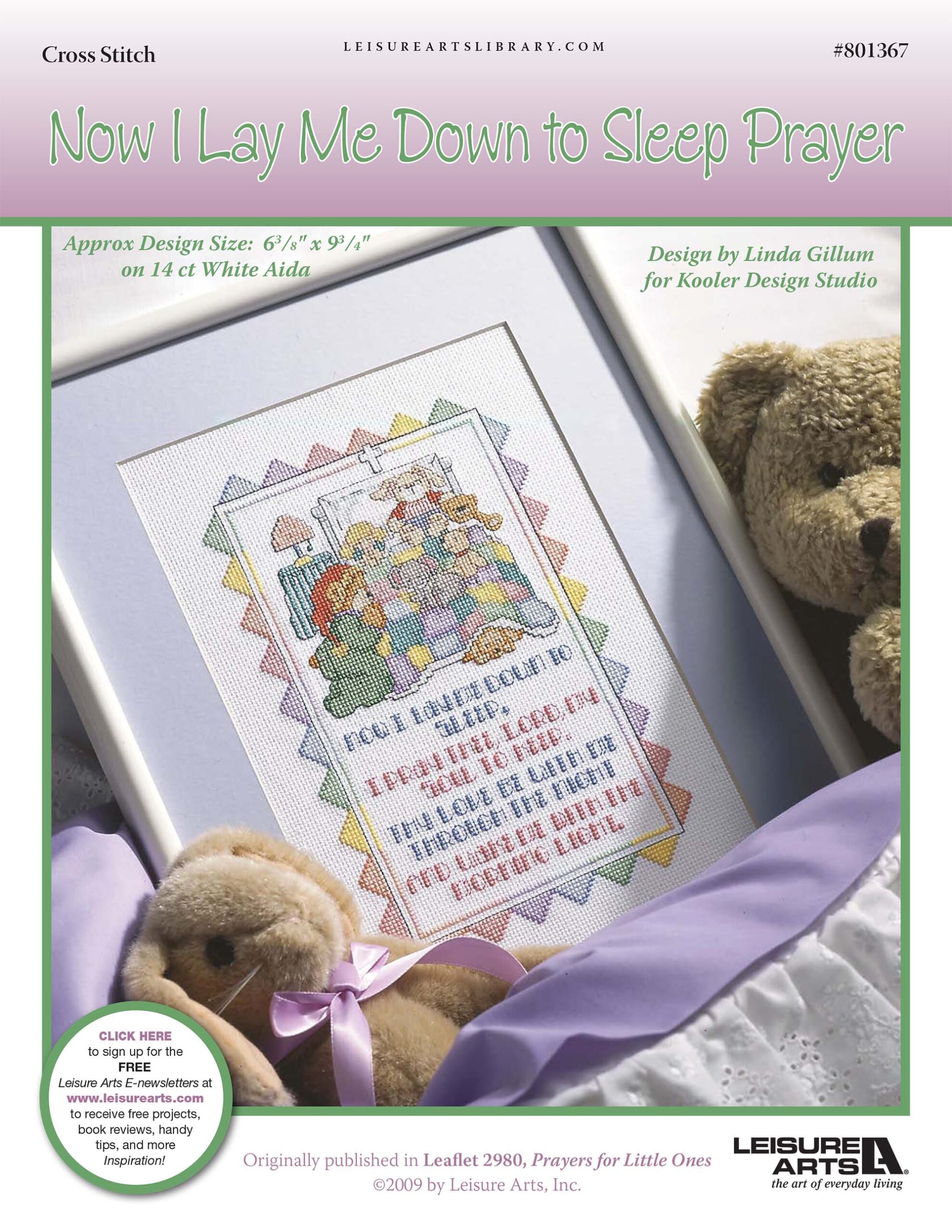 Leisure Arts Now I Lay Me Down to Sleep Cross Stitch ePattern