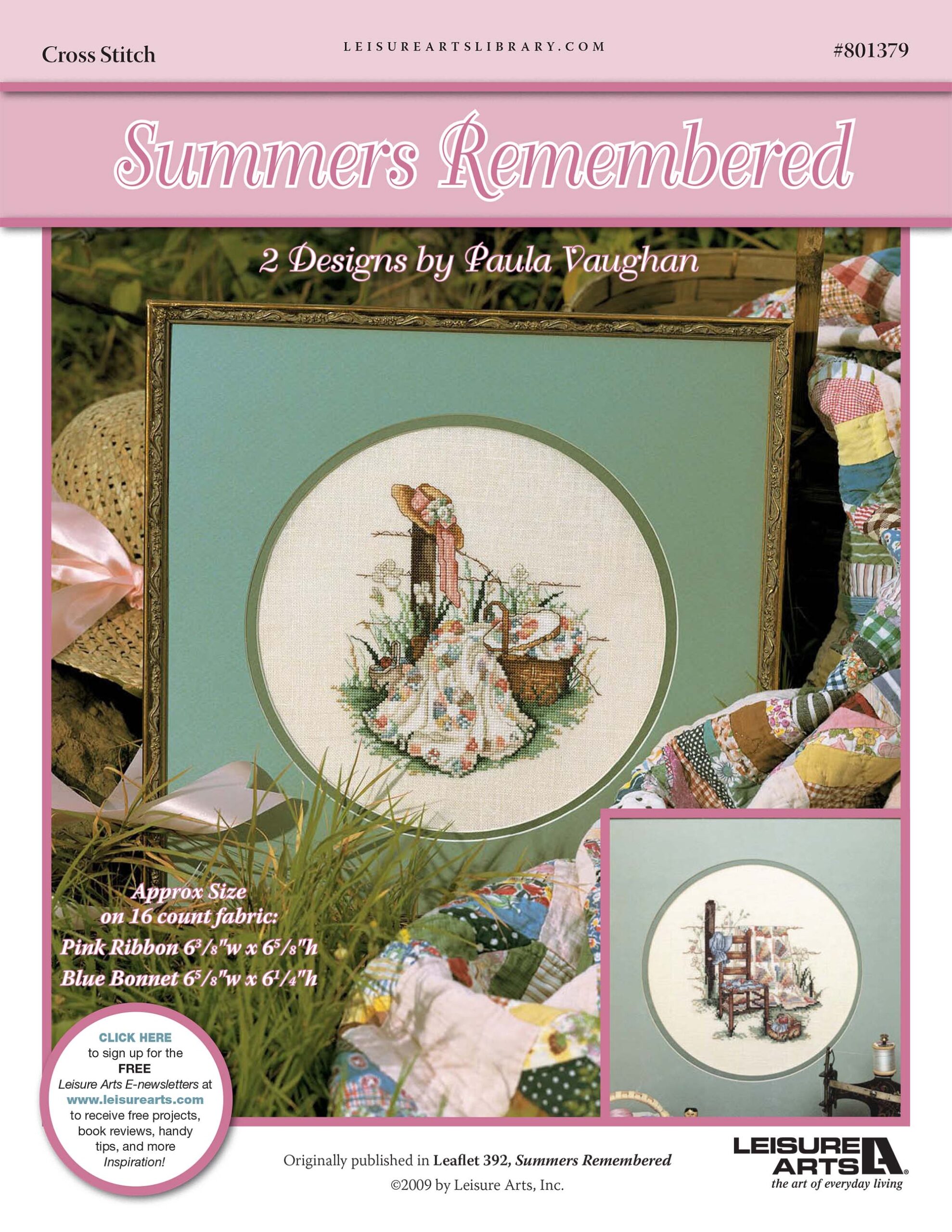 Leisure Arts Summers Remembered Cross Stitch ePattern