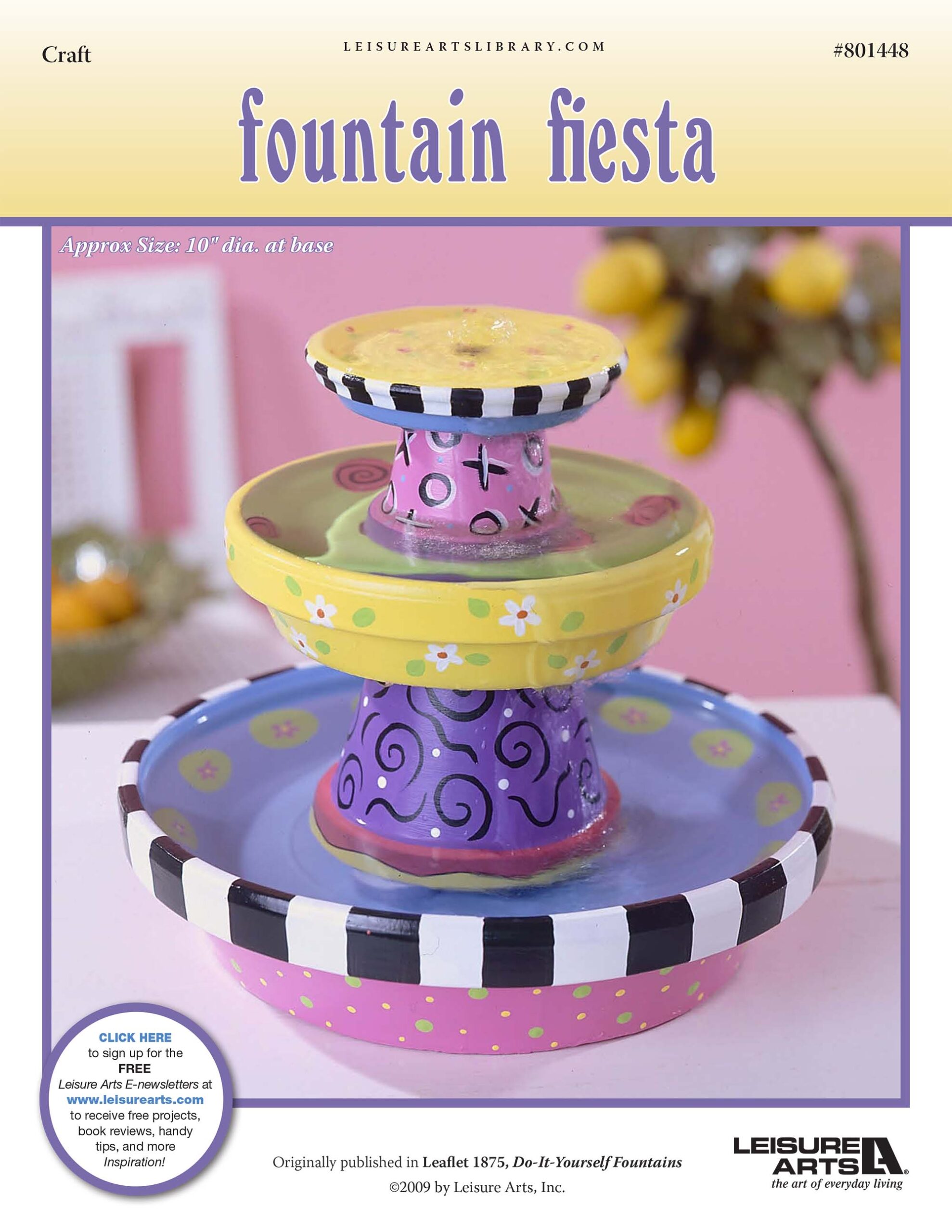 Leisure Arts Do It Yourself Fountains Fiesta ePattern