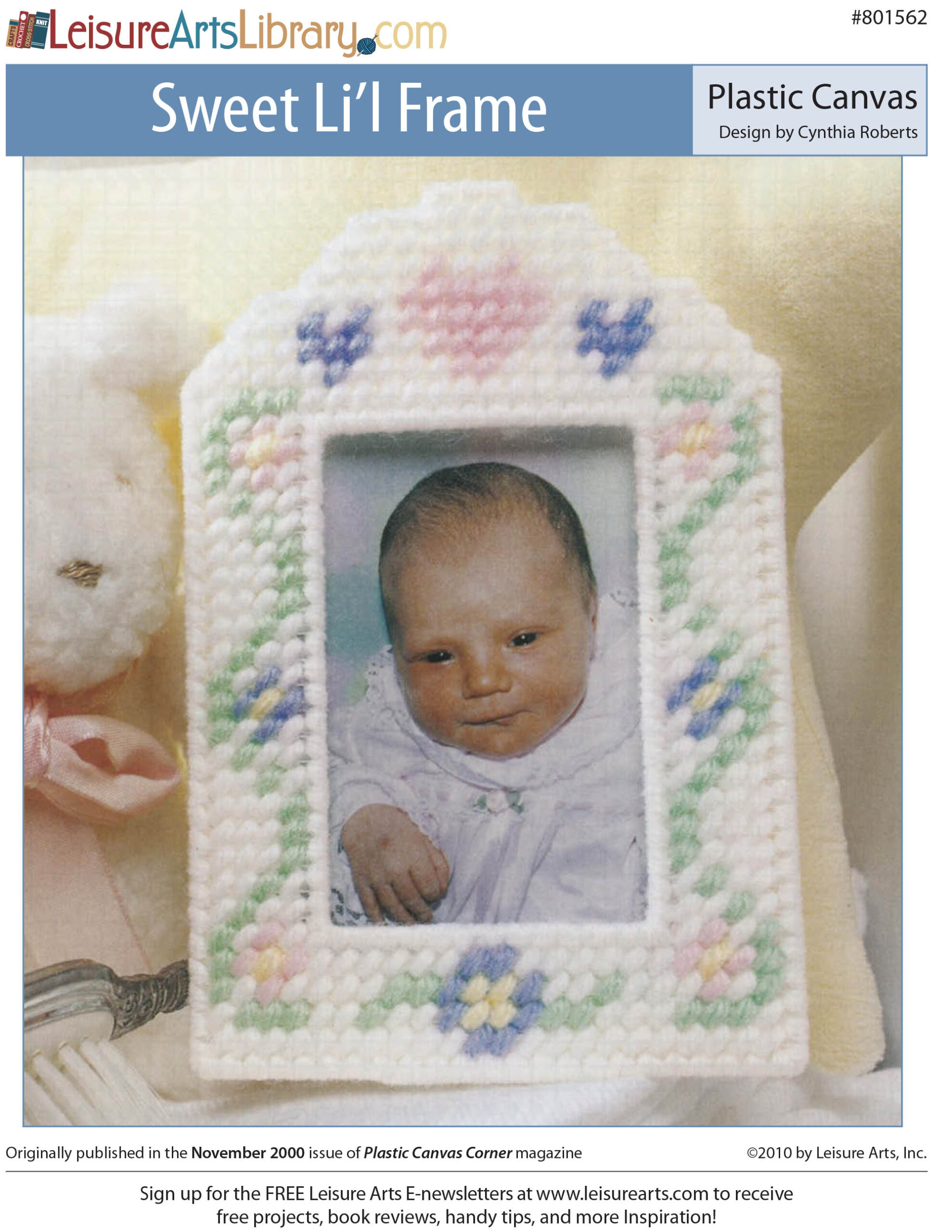 Leisure Arts Sweet Lil Frame Plastic Canvas ePattern