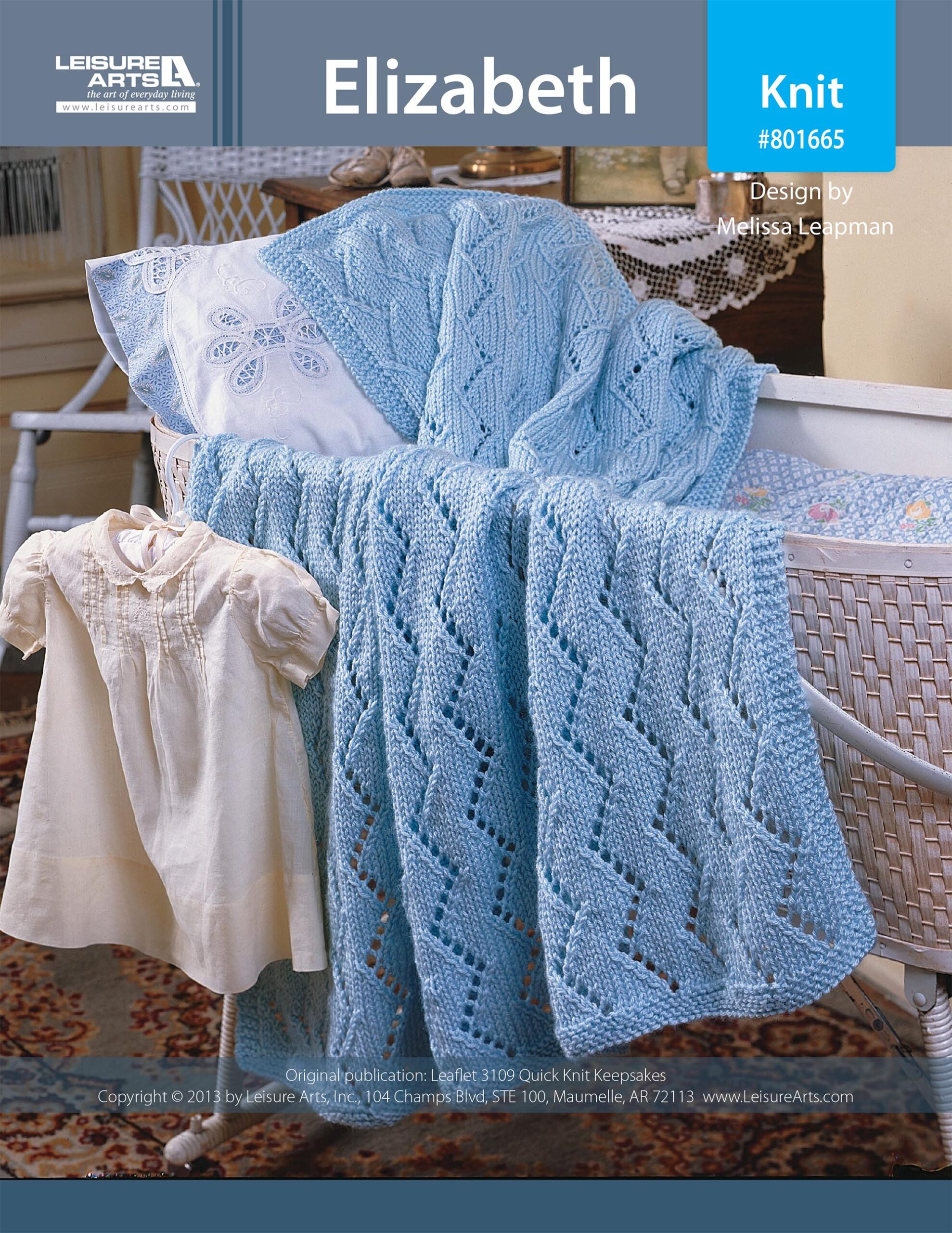 Leisure Arts Elizabeth Knit Afghan ePattern
