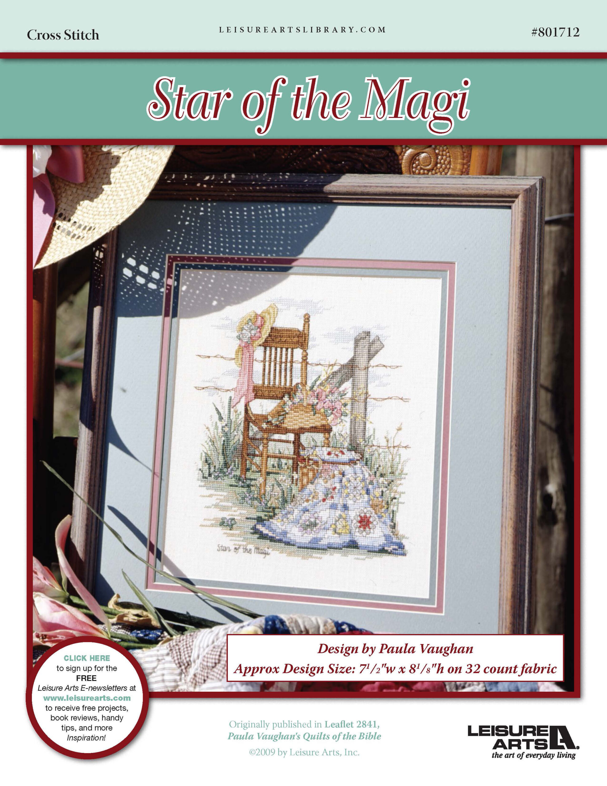 Leisure Arts Quilts Of The Bible Star Of The Magi Cross Stitch ePattern