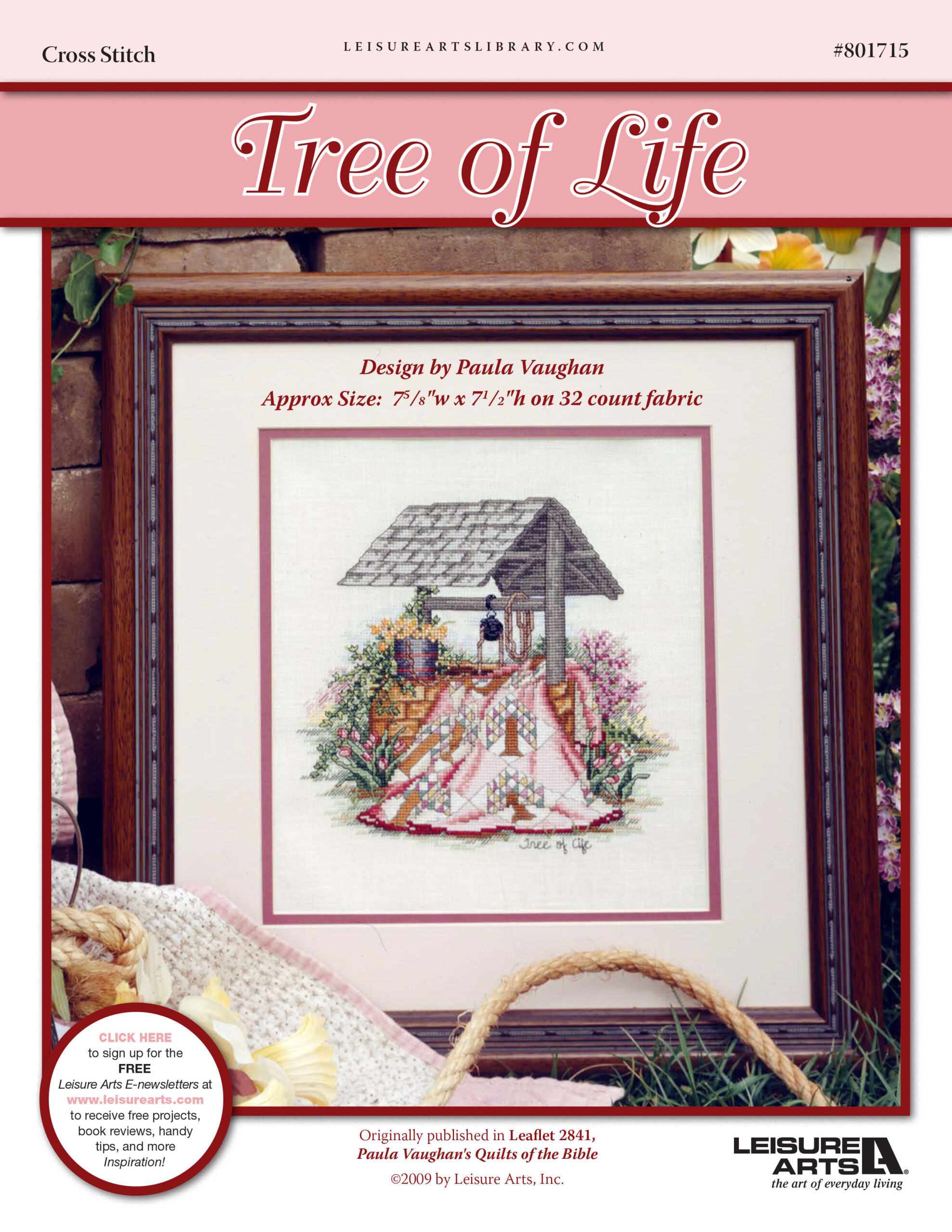 Leisure Arts Quilts Of The Bible Tree Of Life Cross Stitch ePattern