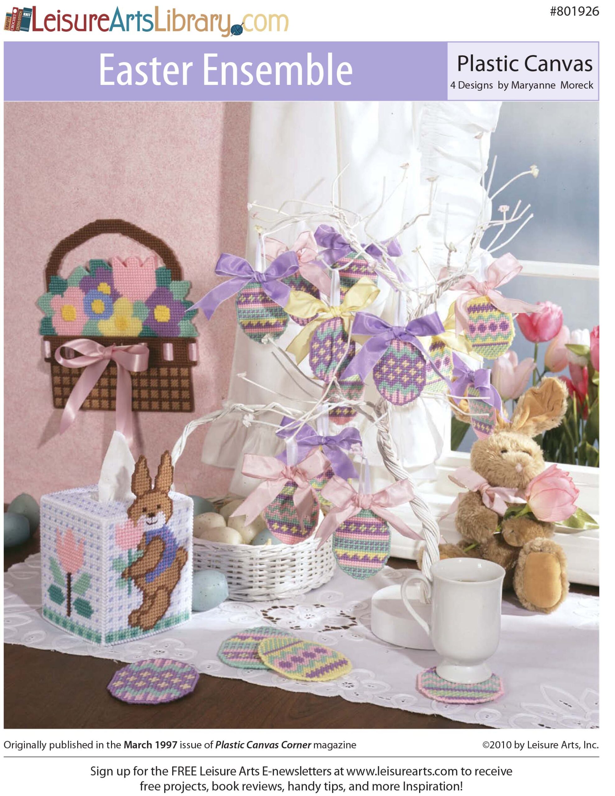 Leisure Arts Easter Ensemble Plastic Canvas ePattern