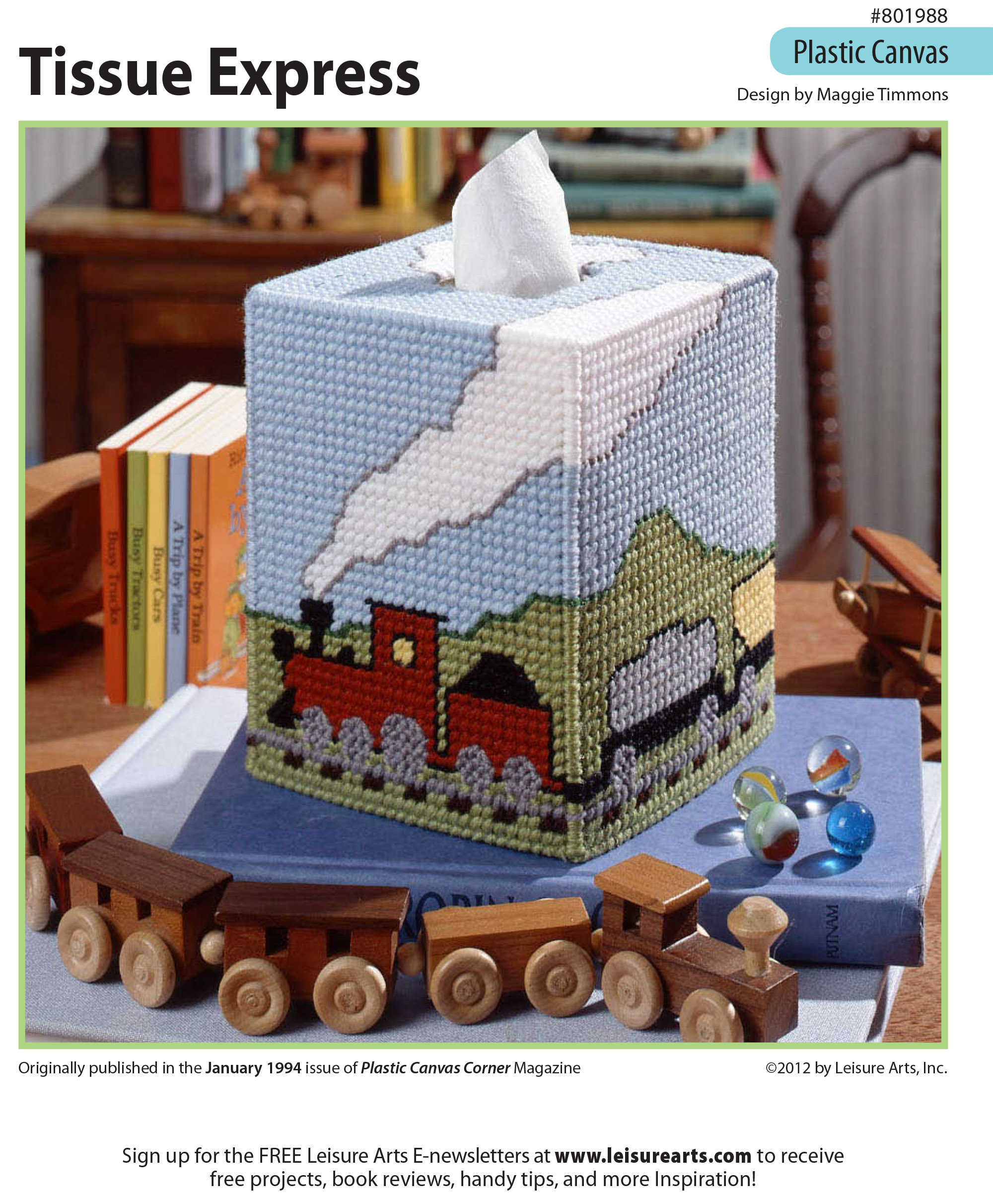 Leisure Arts Tissue Express Plastic Canvas ePattern