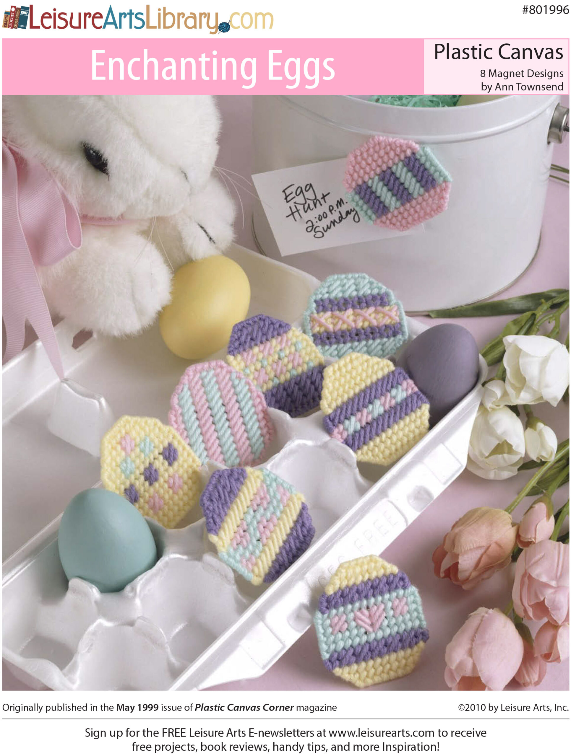 Leisure Arts Enchanting Eggs Plastic Canvas ePattern