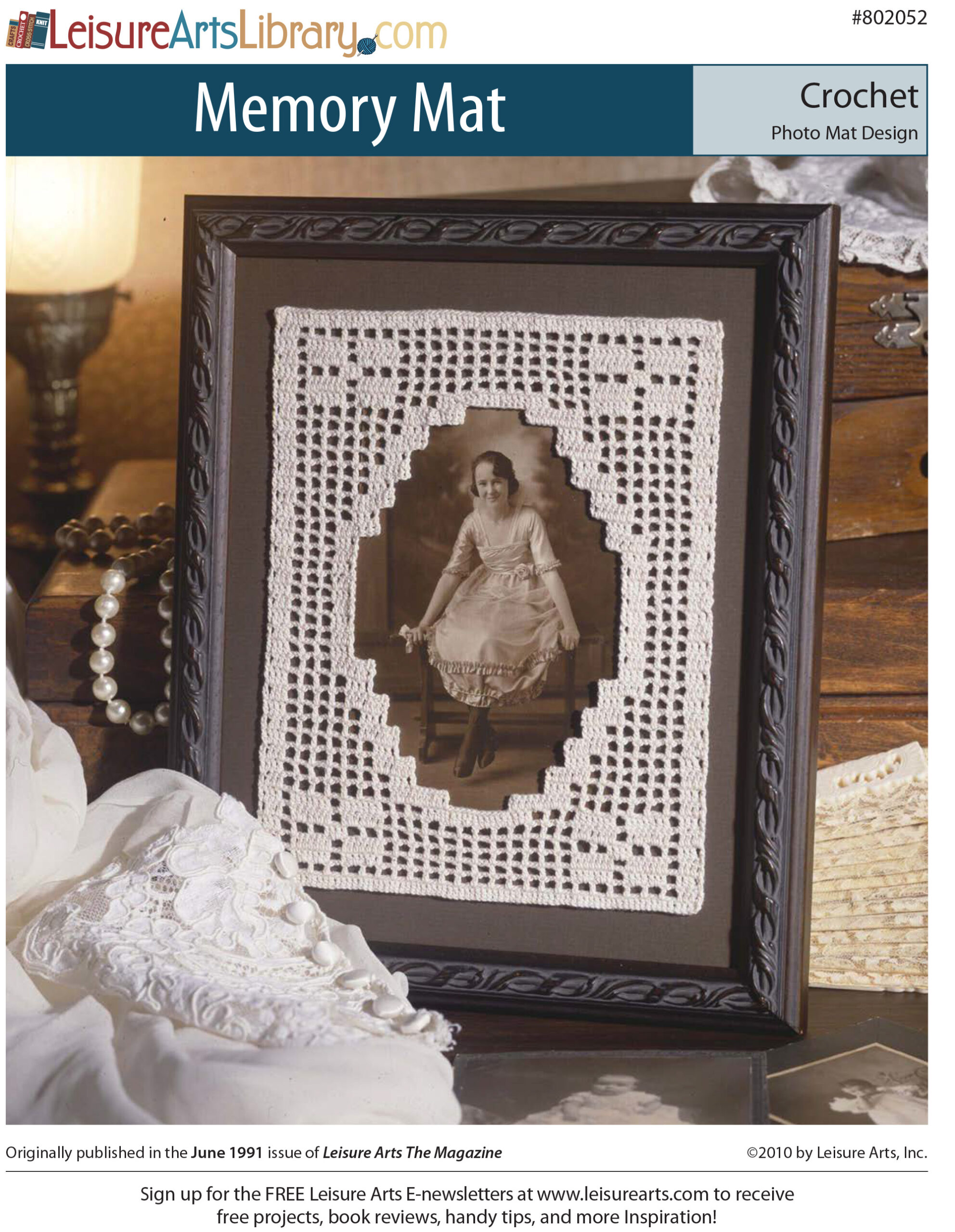 Leisure Arts Memory Mat Crochet ePattern