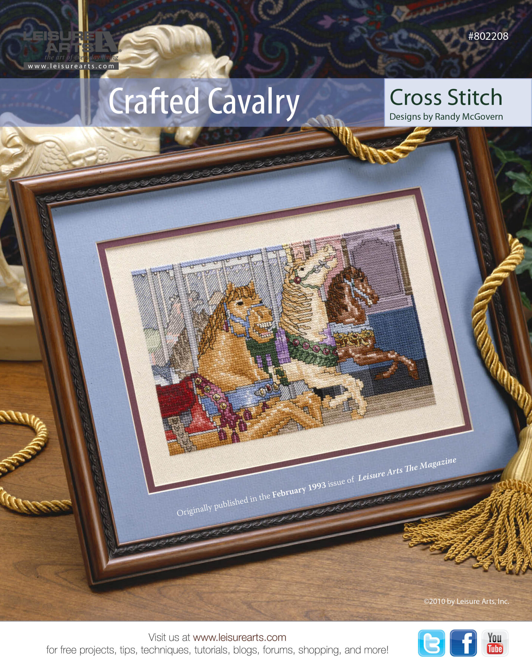 Leisure Arts Crafted Cavalry Cross Stitch ePattern