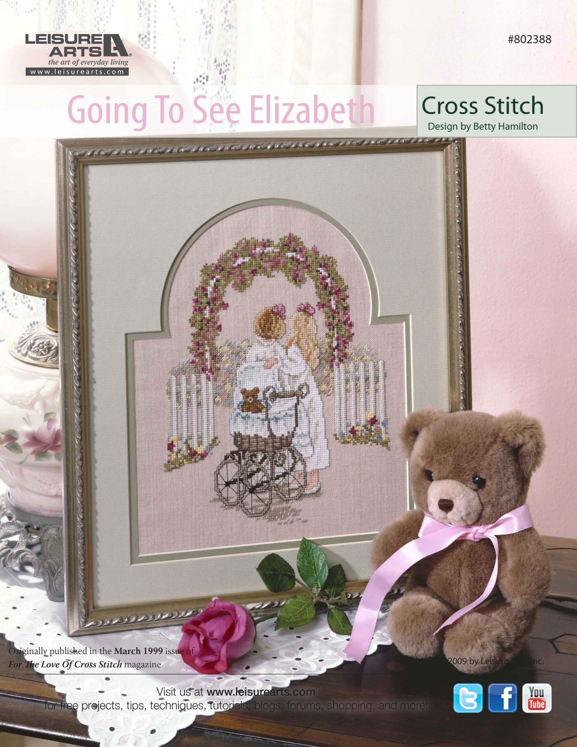 Leisure Arts Going To See Elizabeth Cross Stitch ePattern