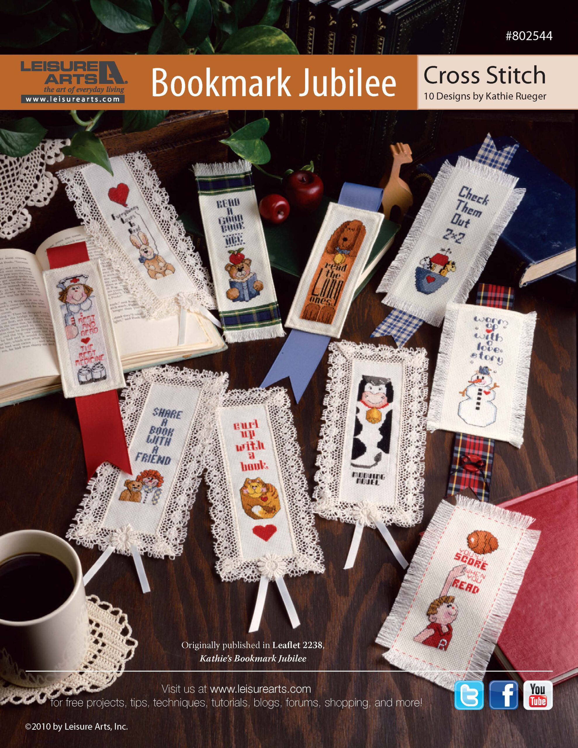 Leisure Arts Bookmark Jubilee Cross Stitch ePattern
