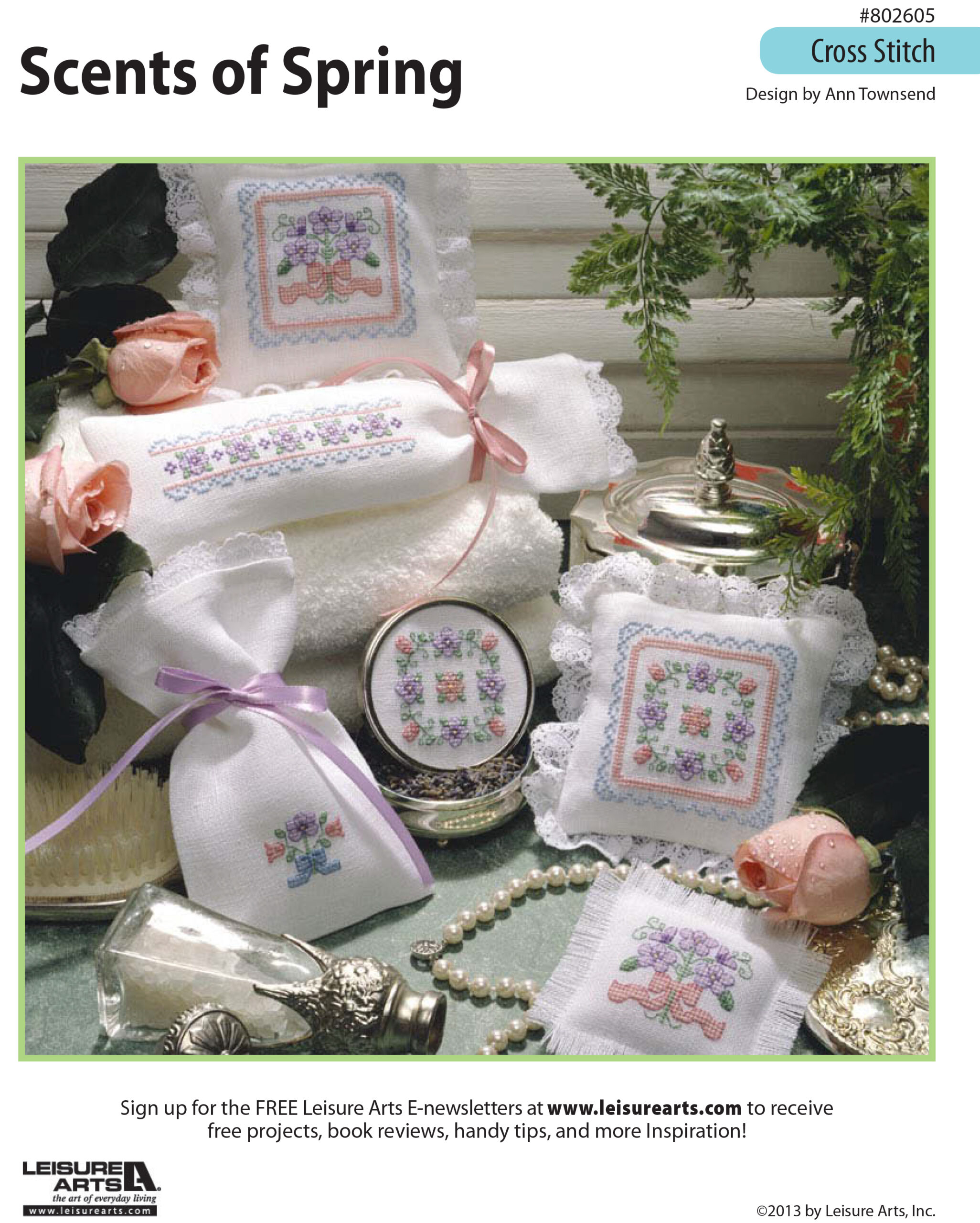 Leisure Arts Scents of Spring Cross Stitch ePattern