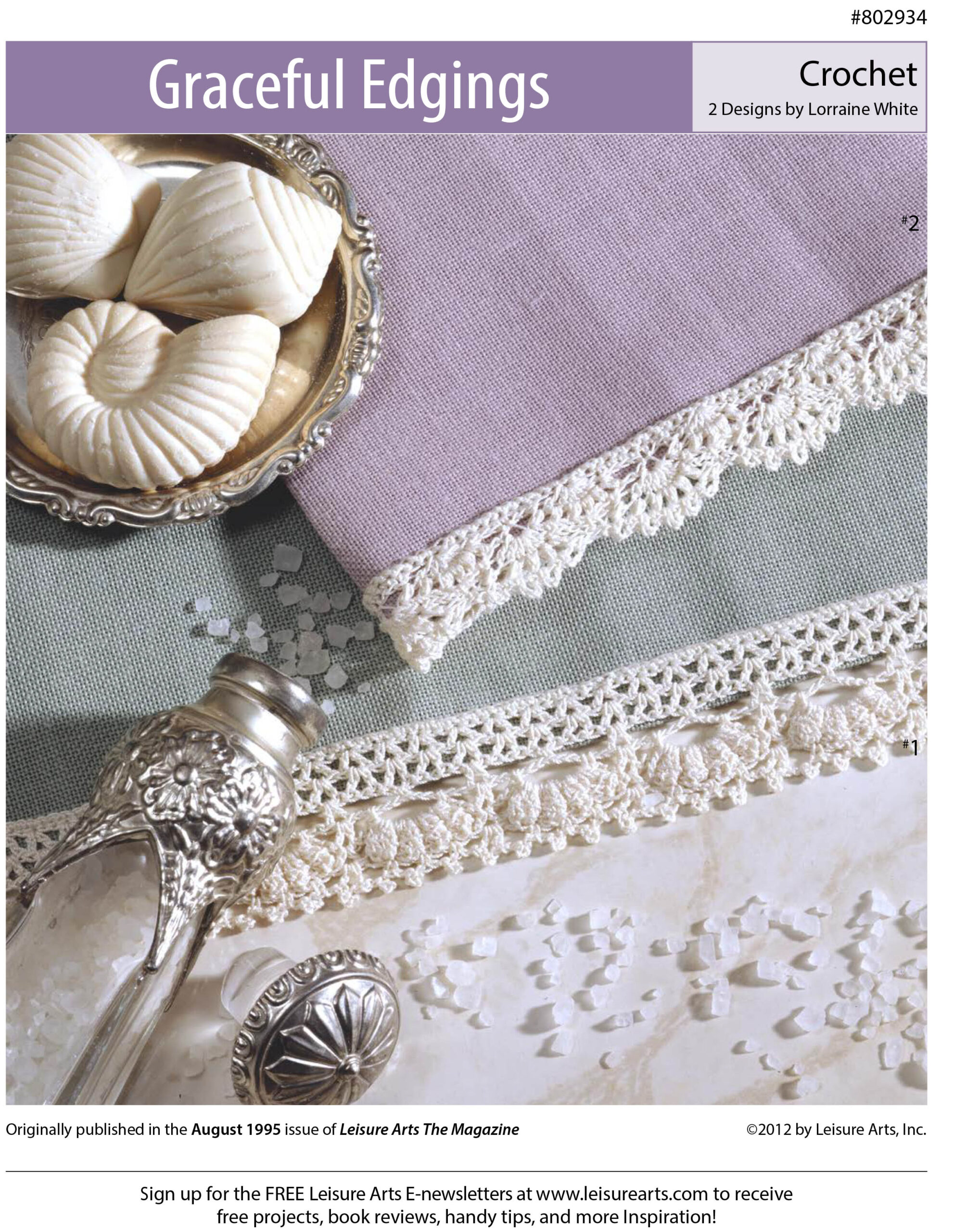 Leisure Arts Graceful Edgings Crochet ePattern
