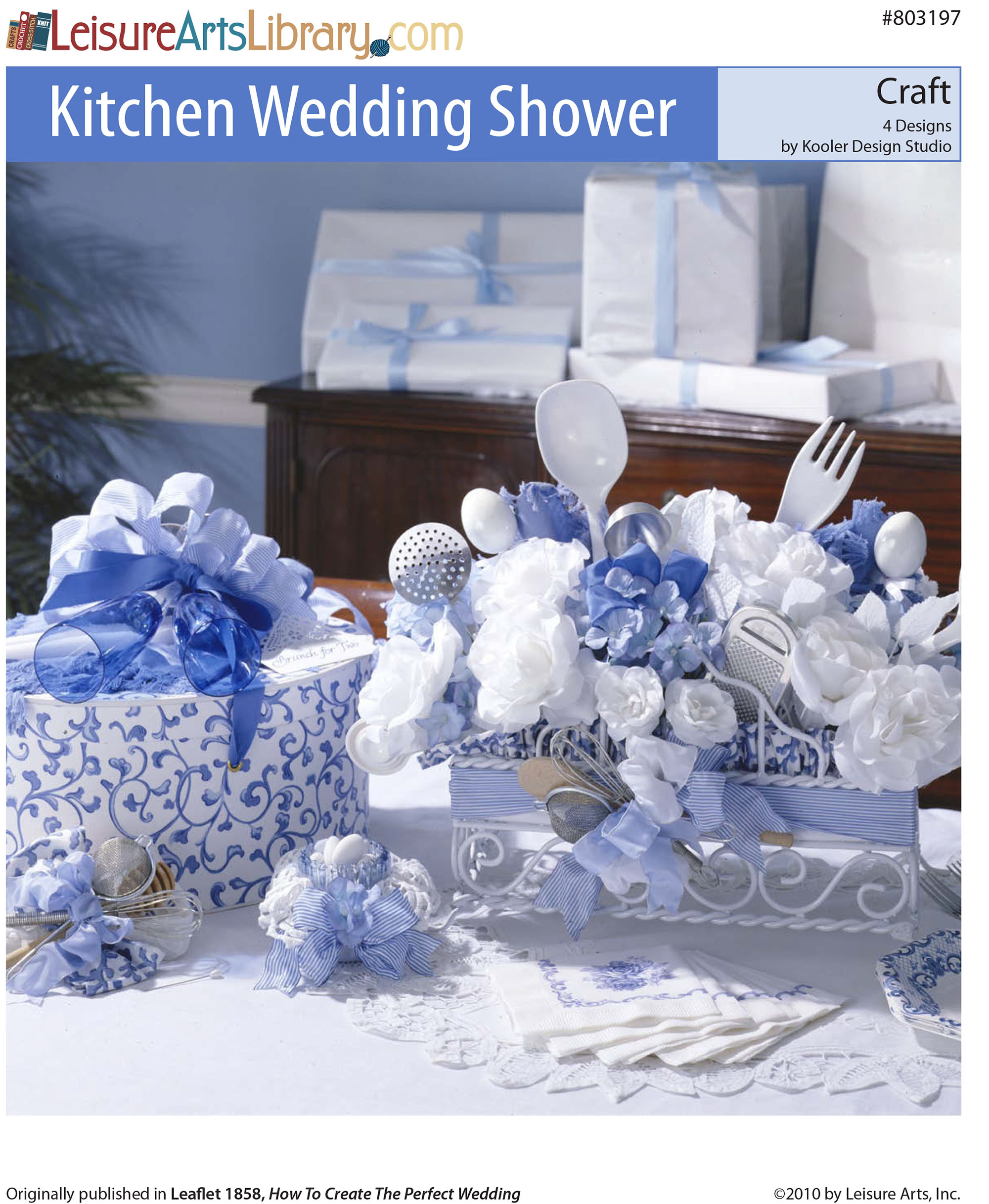 Leisure Arts Kitchen Wedding Shower Craft ePattern