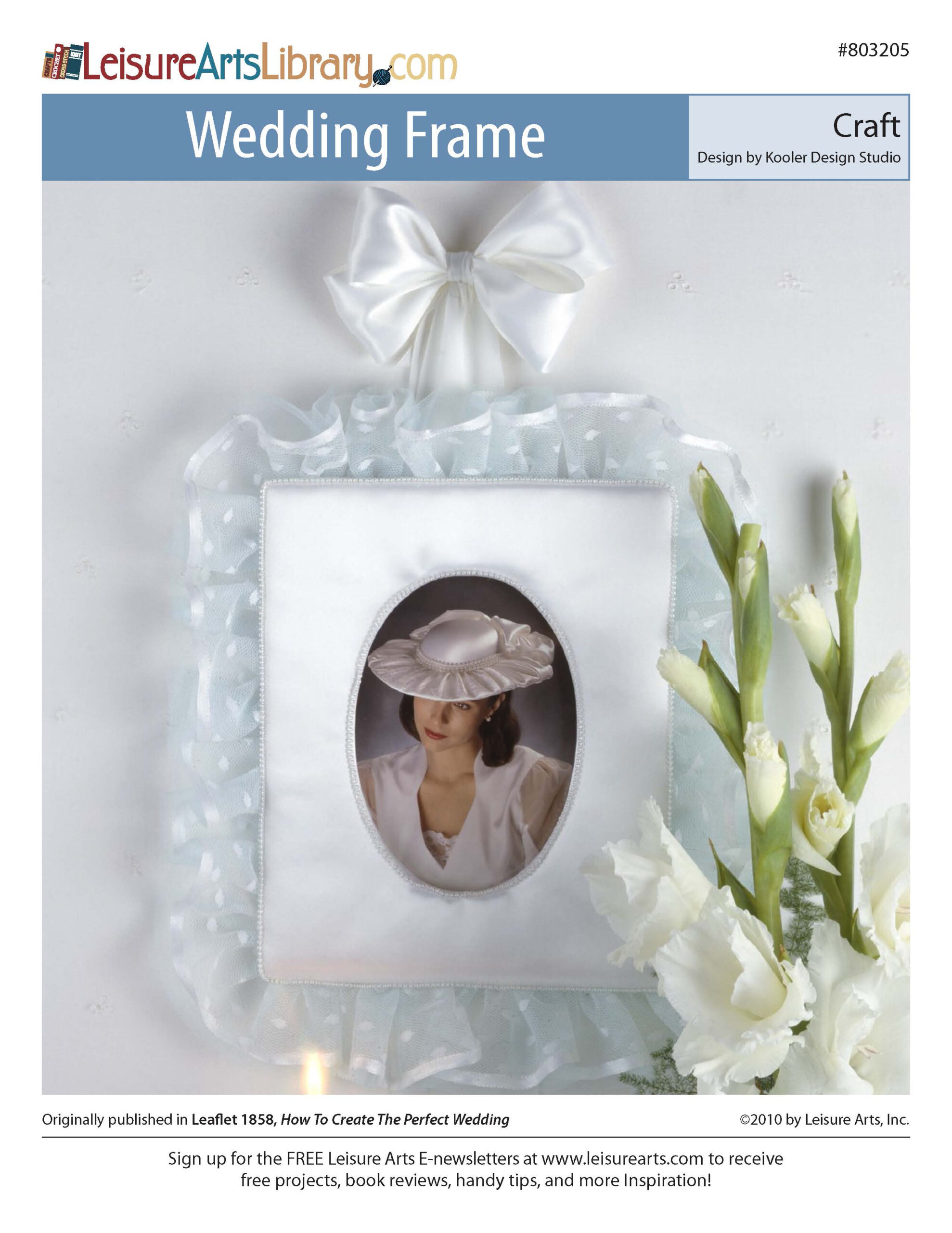 Leisure Arts Wedding Frame Craft ePattern