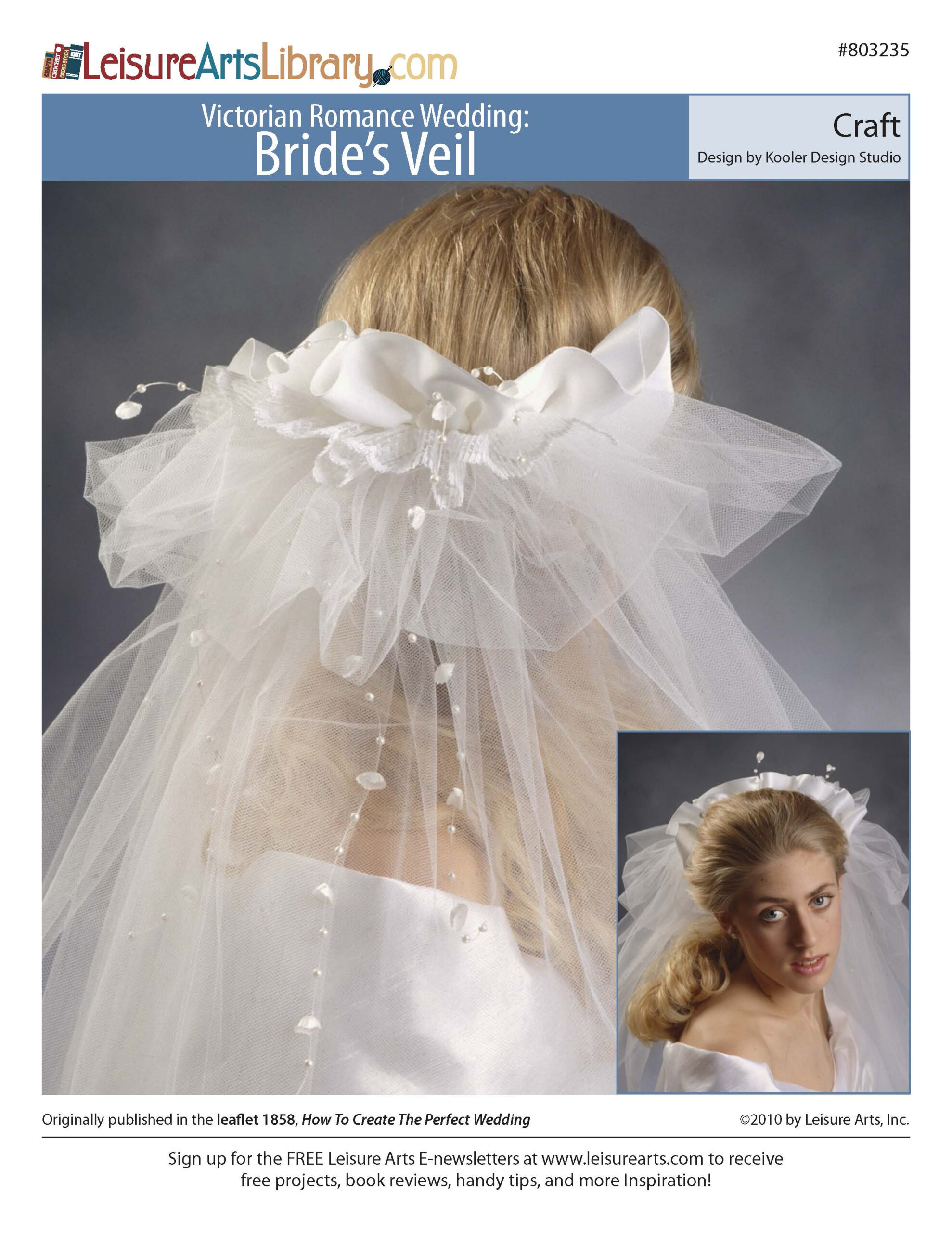 Leisure Arts Victorian Romance Wedding Brides Veil Craft ePattern