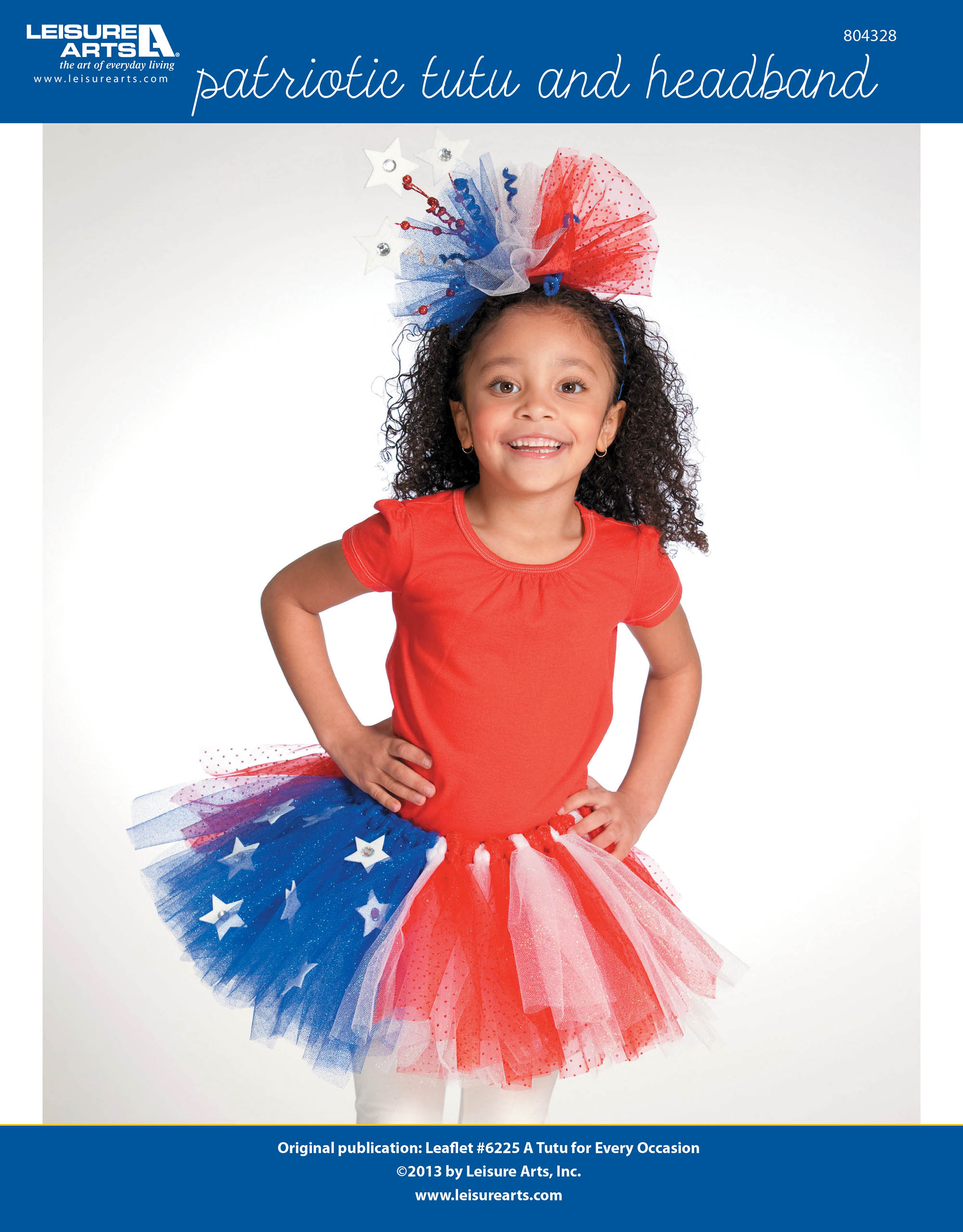 Leisure Arts Patriotic Tutu and Headband ePattern