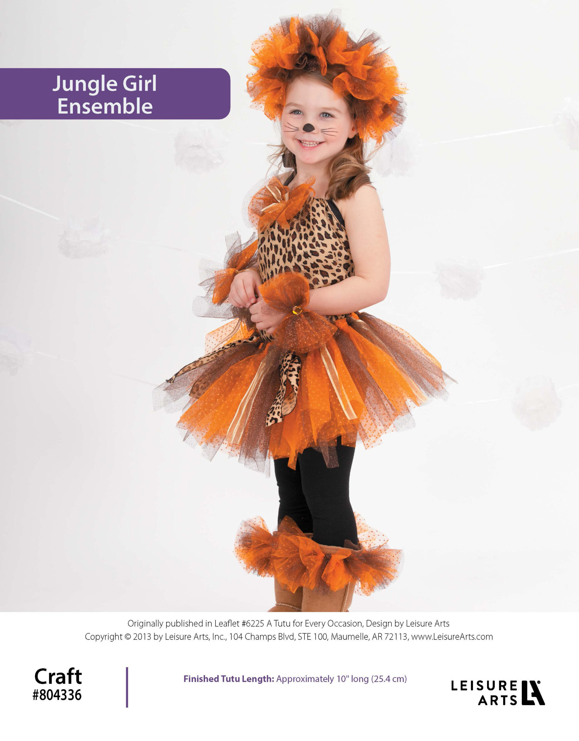 Leisure Arts Jungle Girl Ensemble ePattern