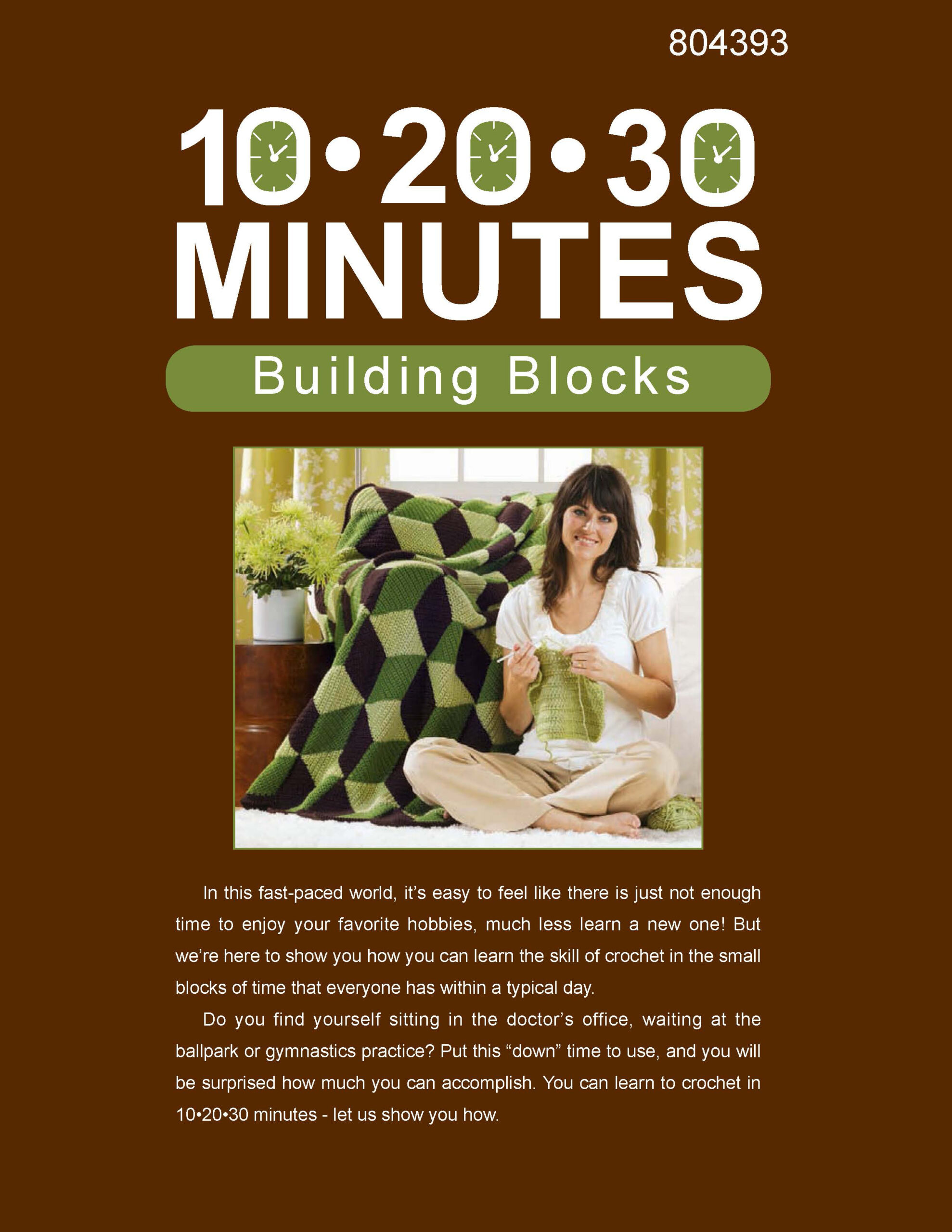 Leisure Arts 102030 Minutes To Learn To Crochet Building Blocks Quilt ePattern