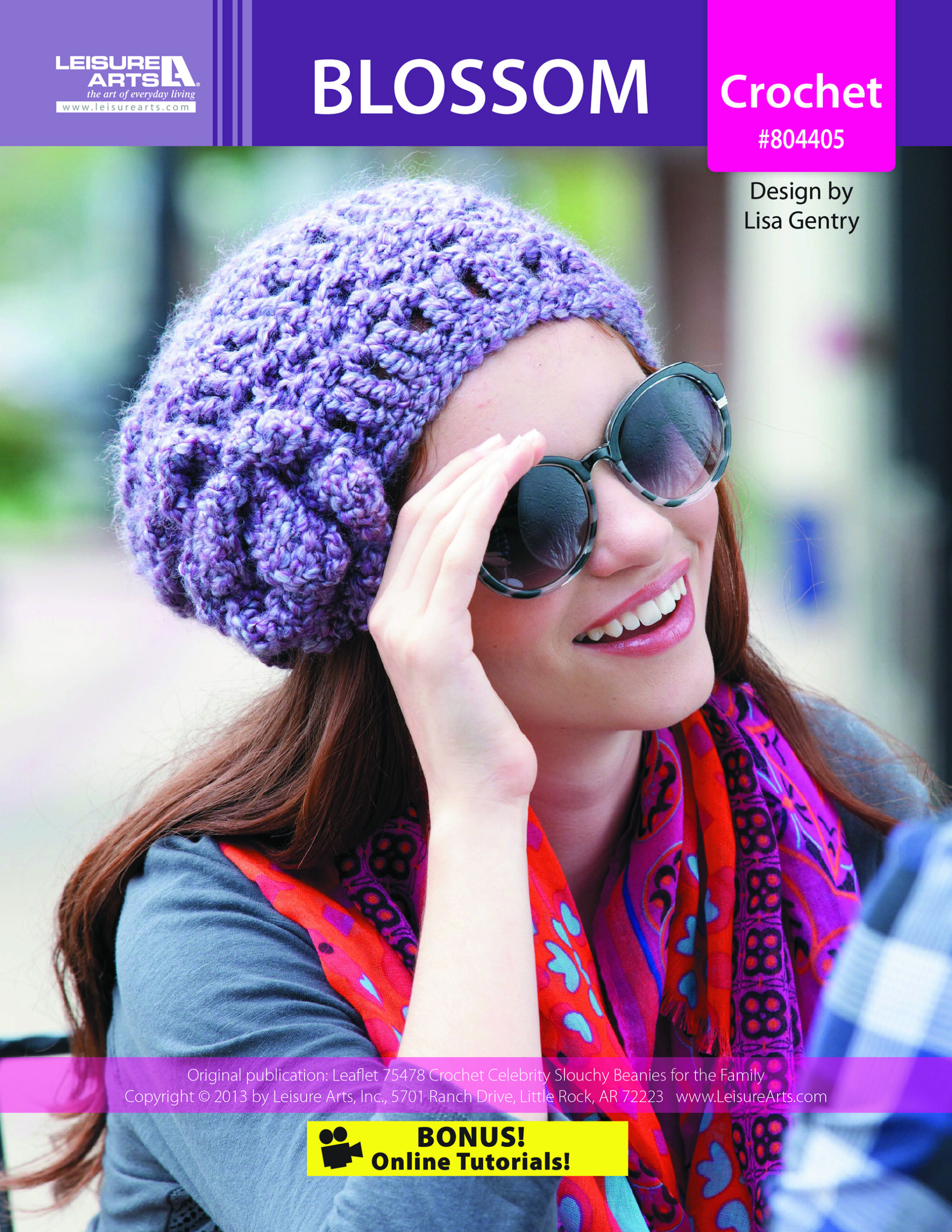 Leisure Arts ePattern Blossom Beanie