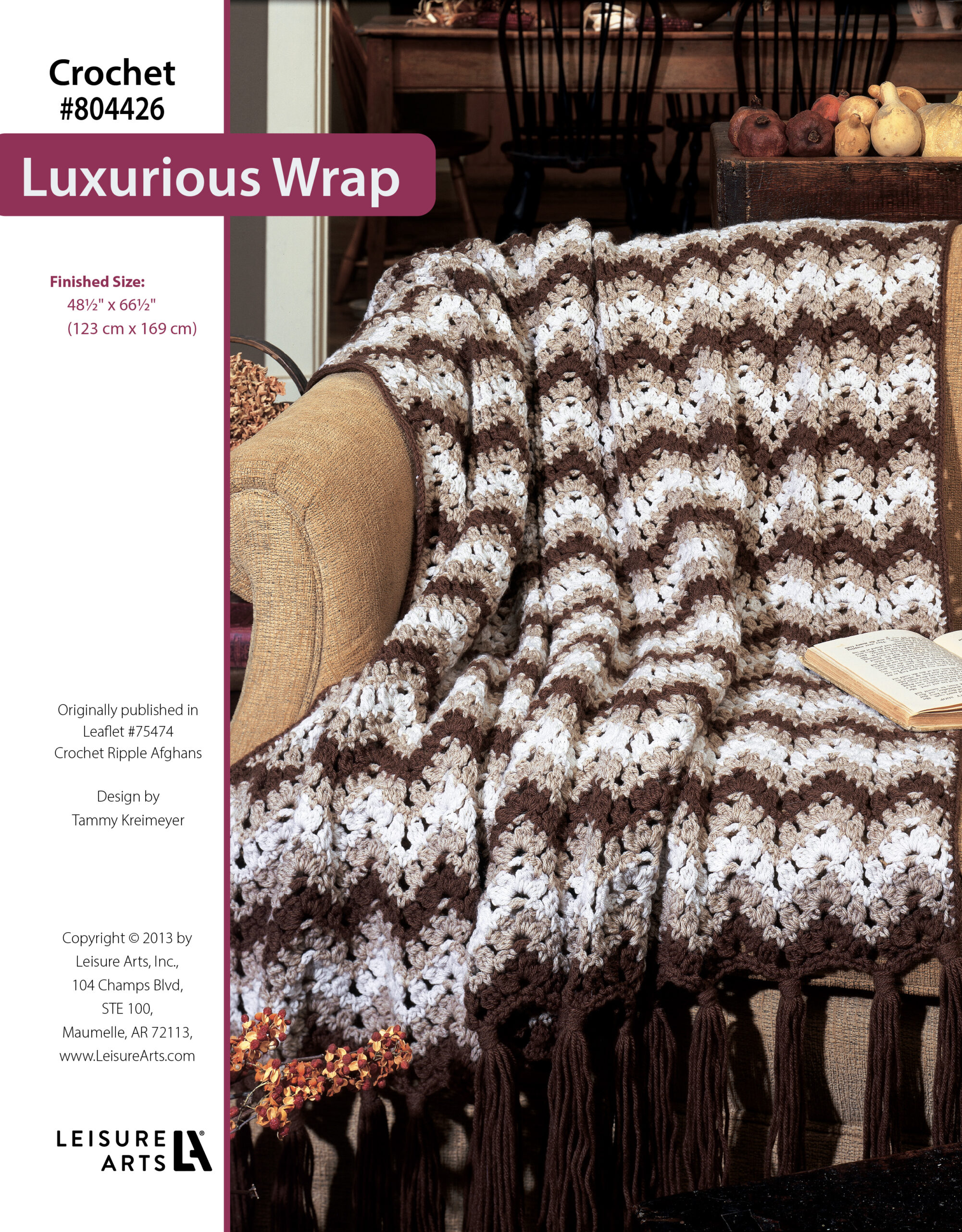 Leisure Arts ePattern Luxurious Wrap