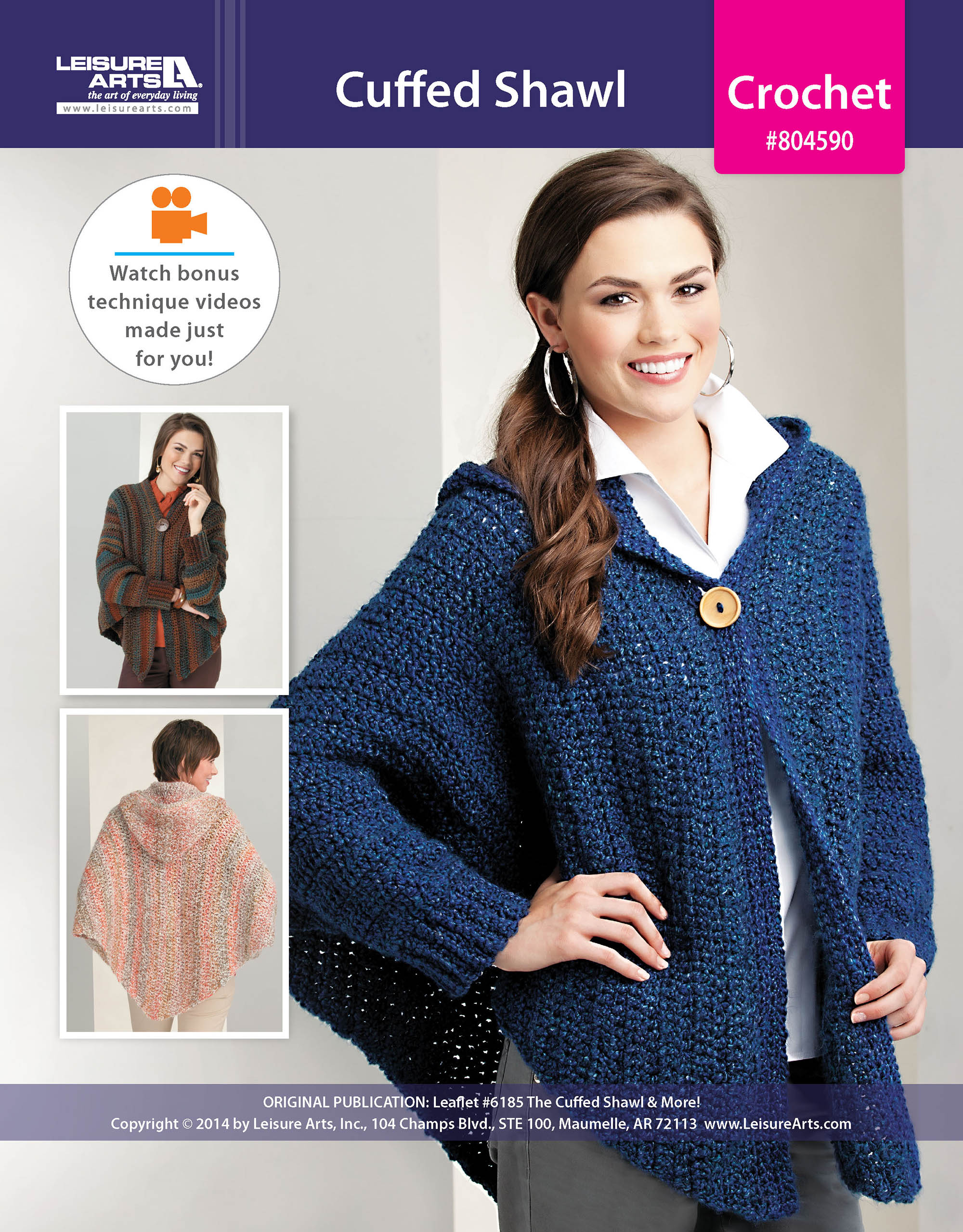 Leisure Arts The Cuffed Shawl More Cuffed Shawl ePattern