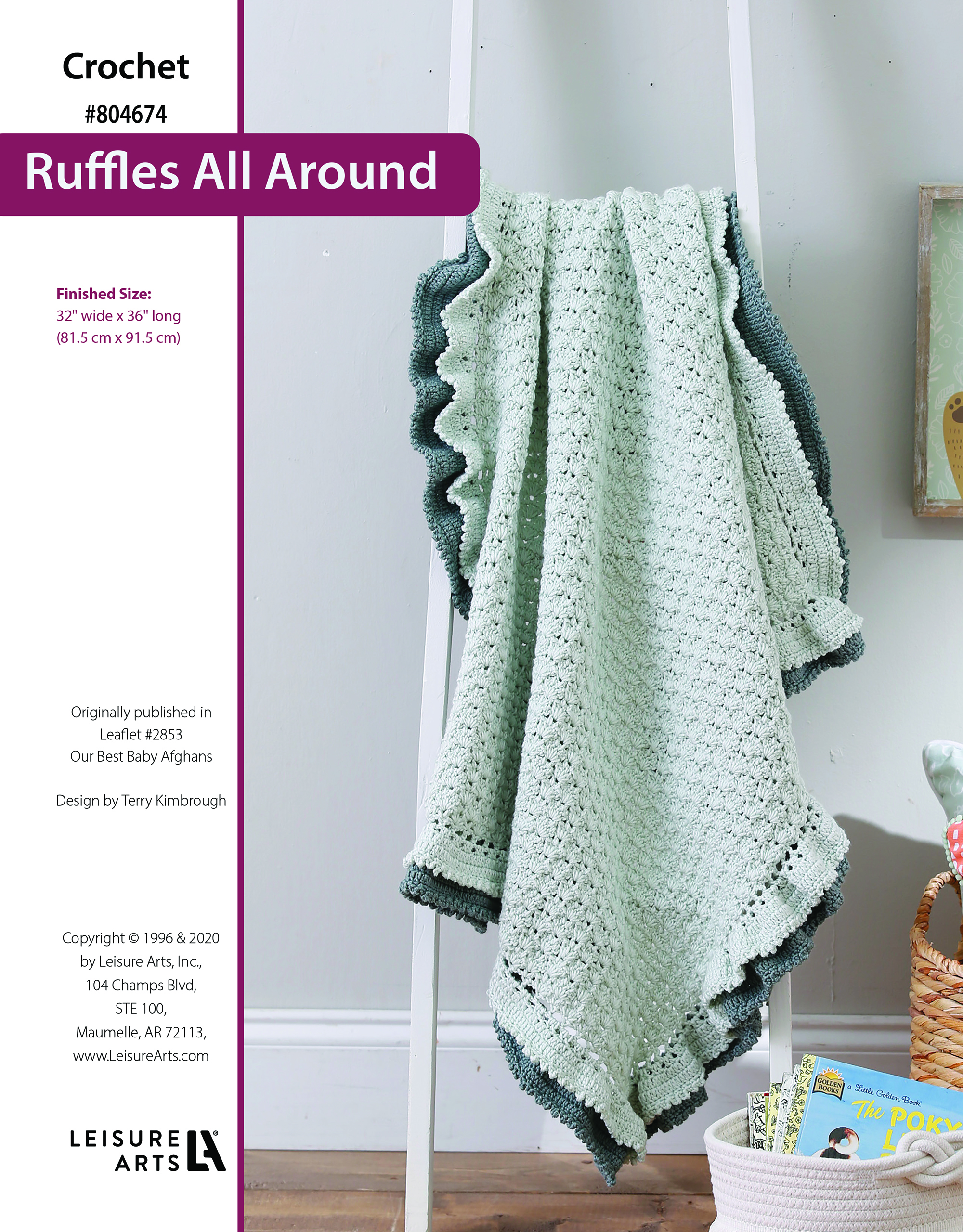 Leisure Arts ePattern Ruffles All Around Baby Afghan