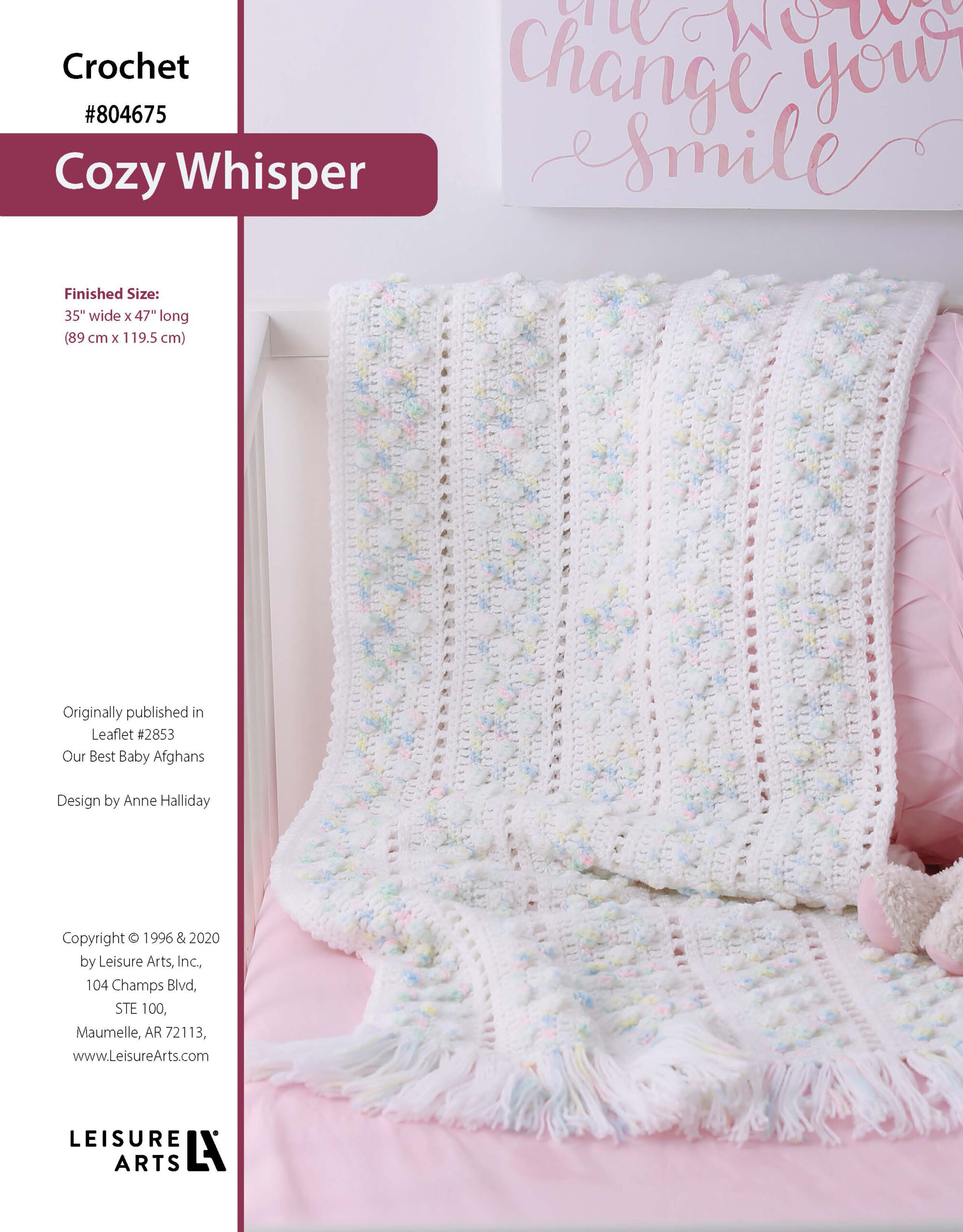 Leisure Arts Our Best Baby Afghans Cozy Whisper Crochet ePattern