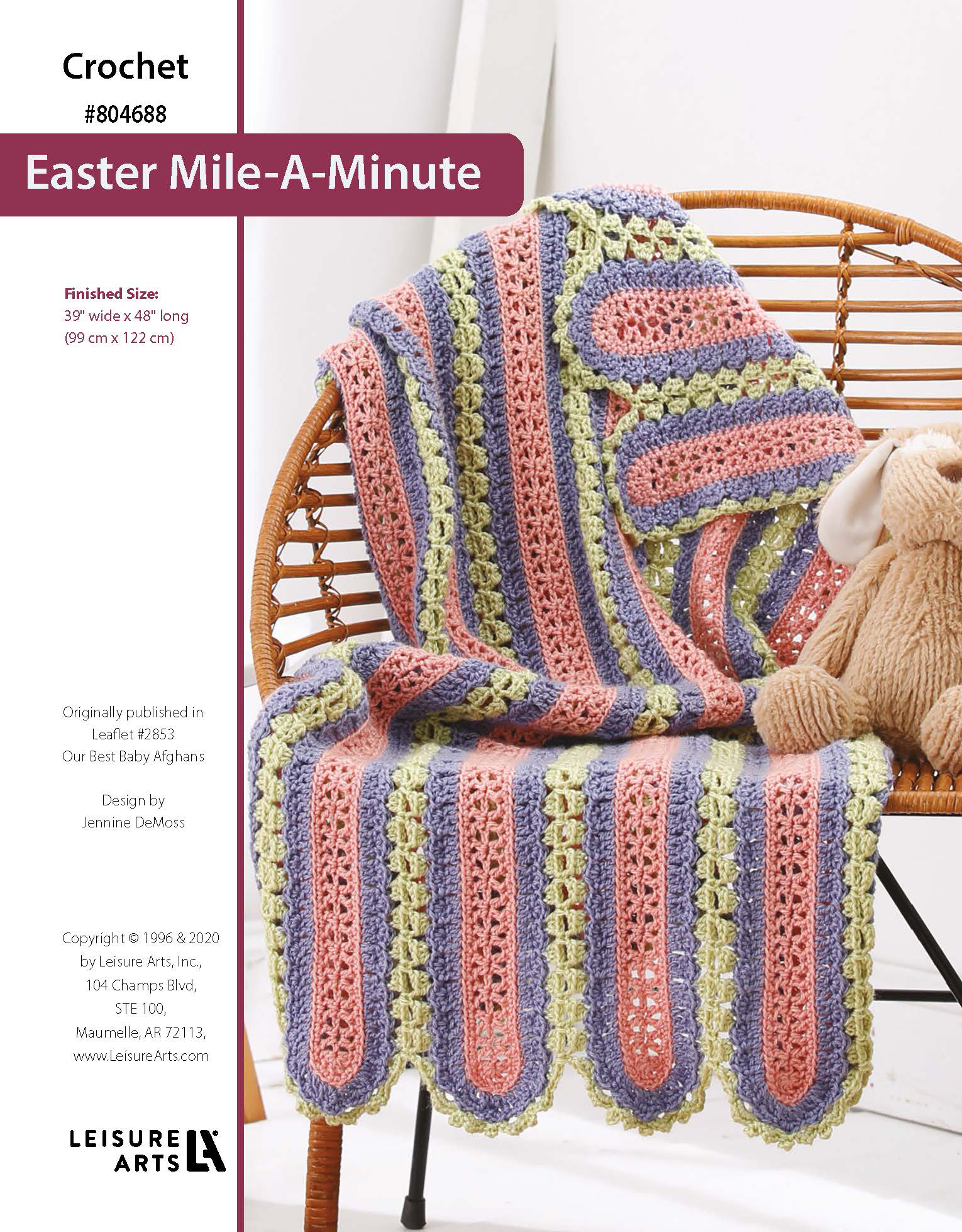 Leisure Arts Our Best Baby Afghans Easter MileAMinute Crochet ePattern