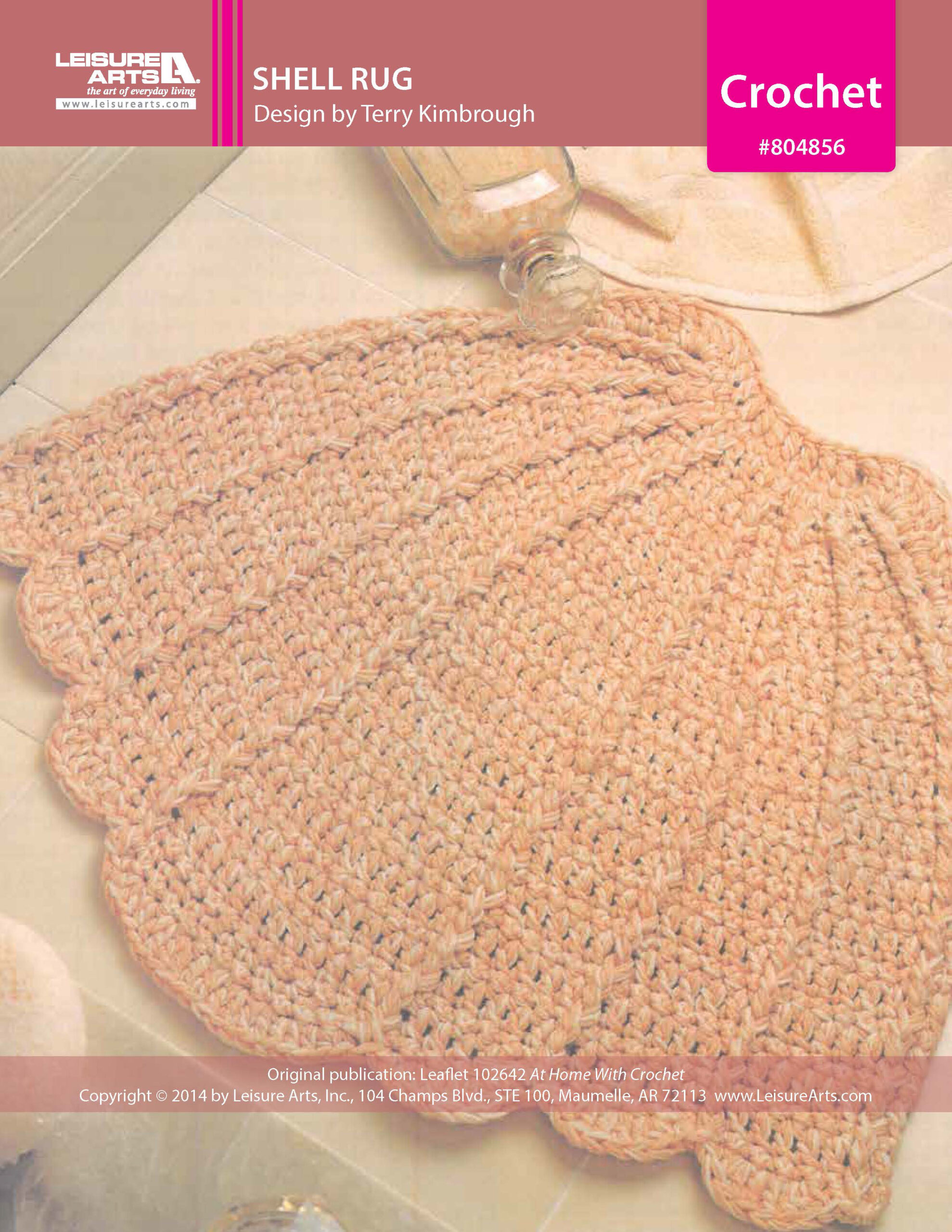 Leisure Arts Home With Crochet Shell Rug ePattern