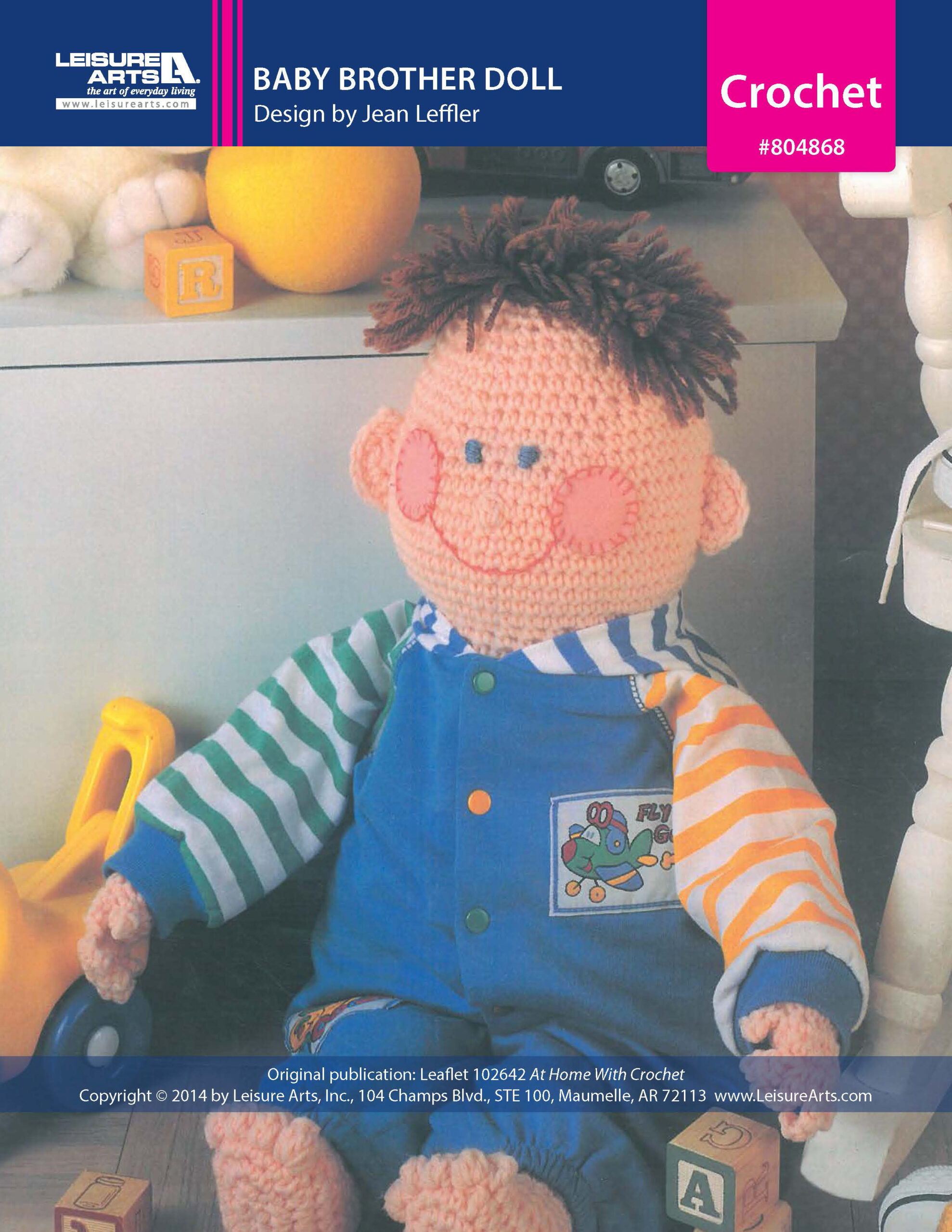Leisure Arts Home With Crochet Baby Brother Doll ePattern