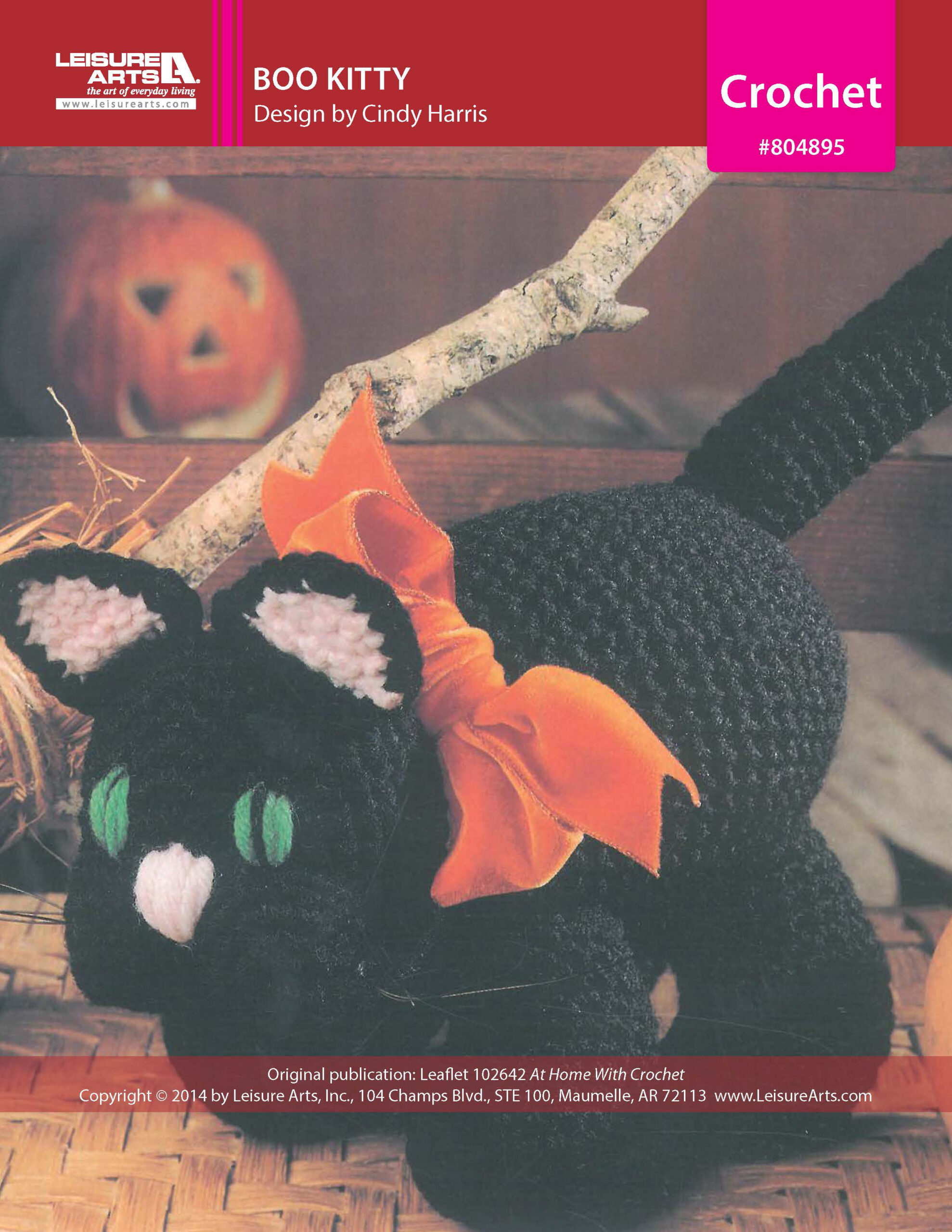 Leisure Arts Home With Crochet Boo Kitty ePattern