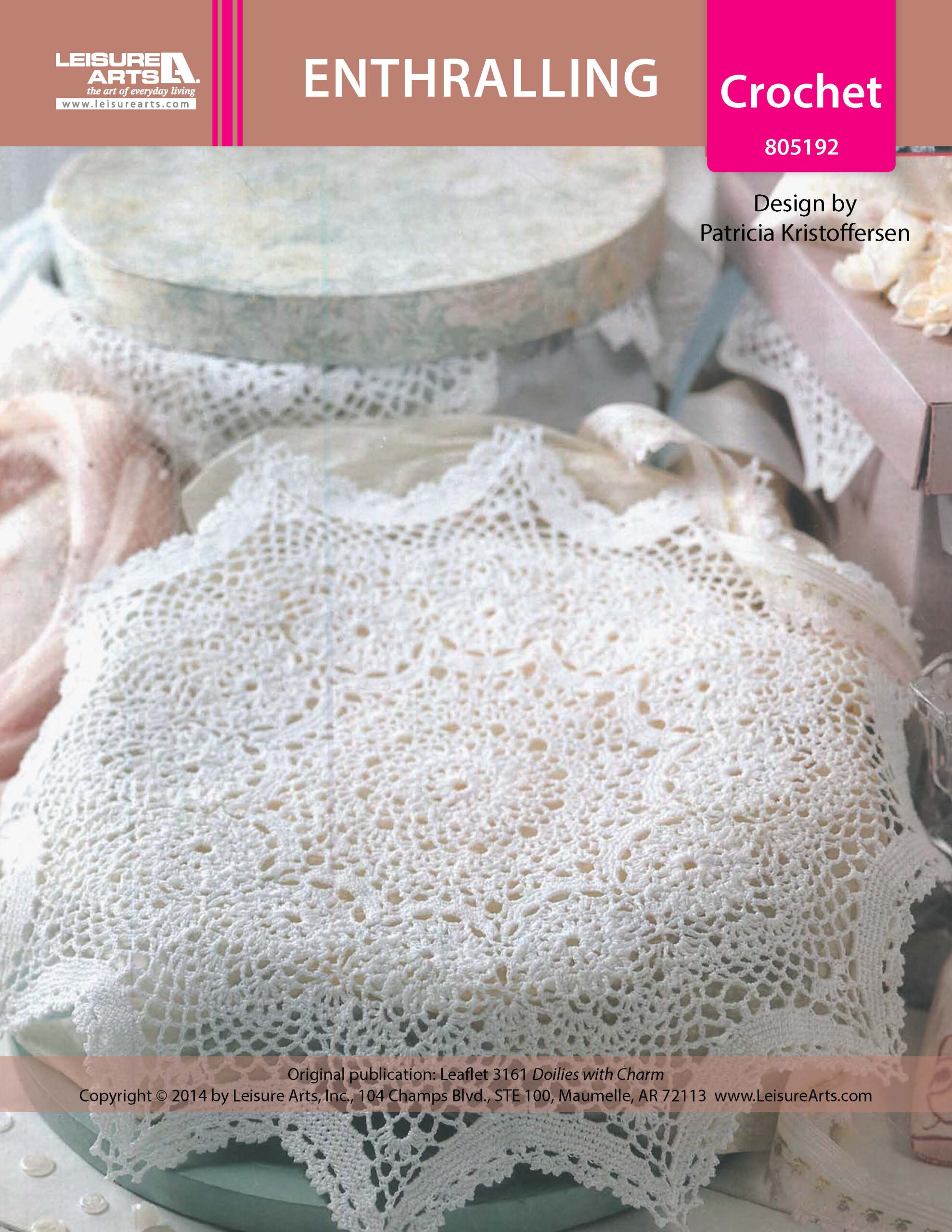 Leisure Arts Doilies With Charm Enthralling Crochet ePattern