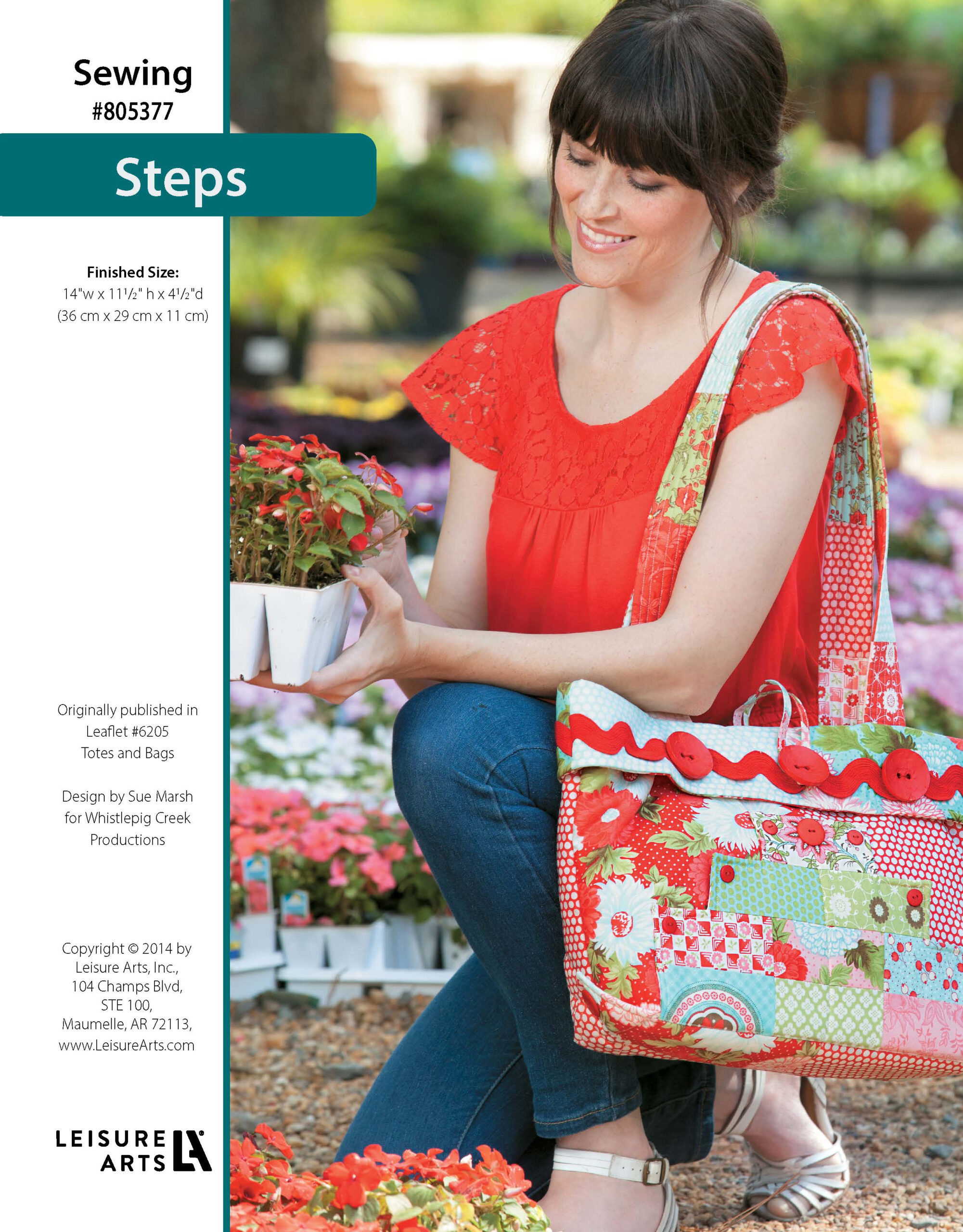 Leisure Arts Totes Bags ePattern Steps