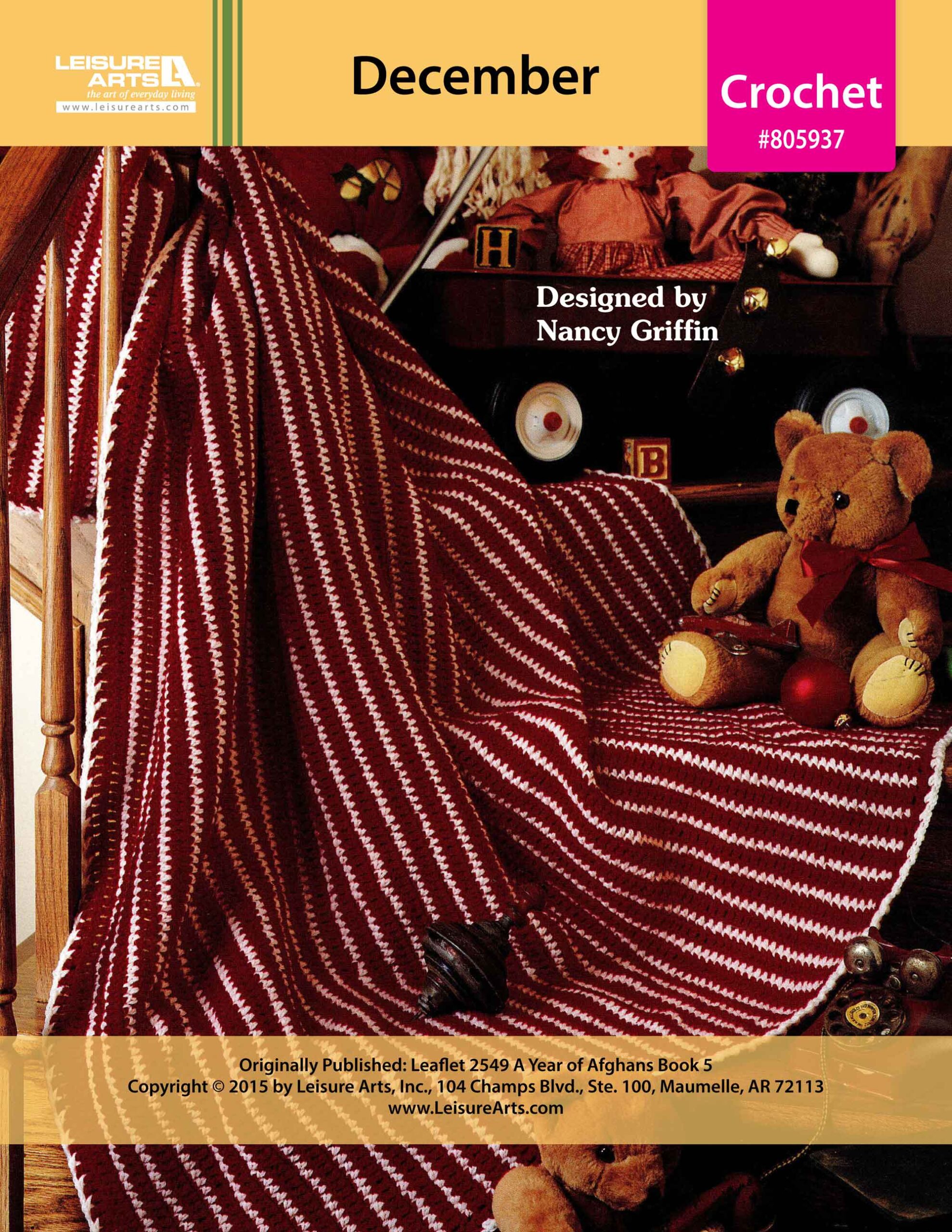 Leisure Arts A Year of Afghans Book 5 December Crochet ePattern