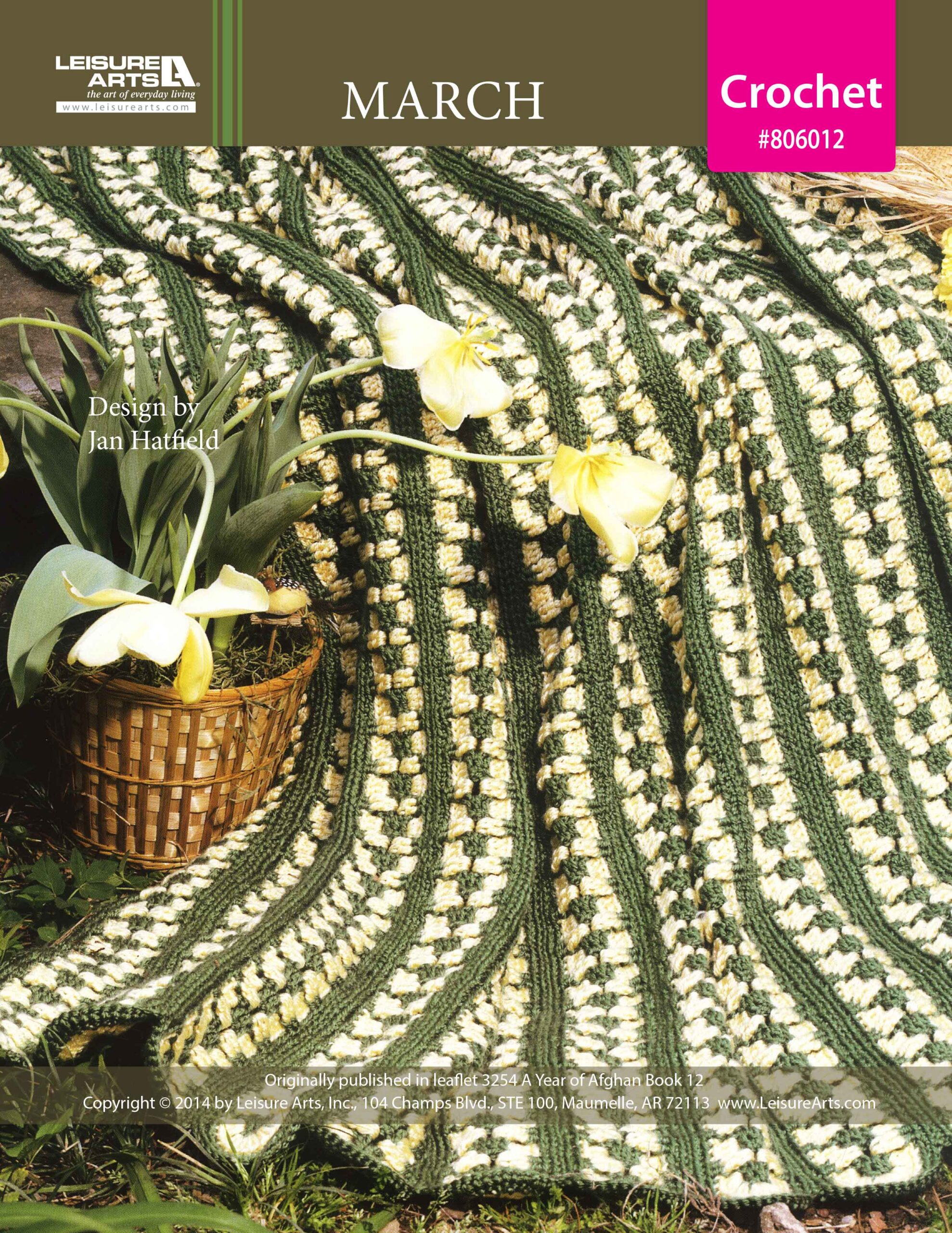 Leisure Arts A Year of Afghans Book 12 March Crochet ePattern