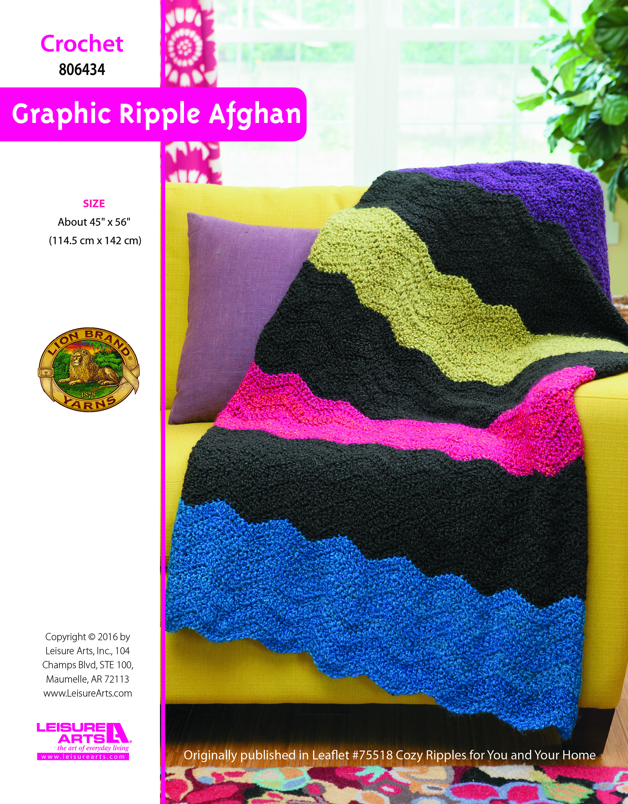 Leisure Arts ePattern Ripple Afghan