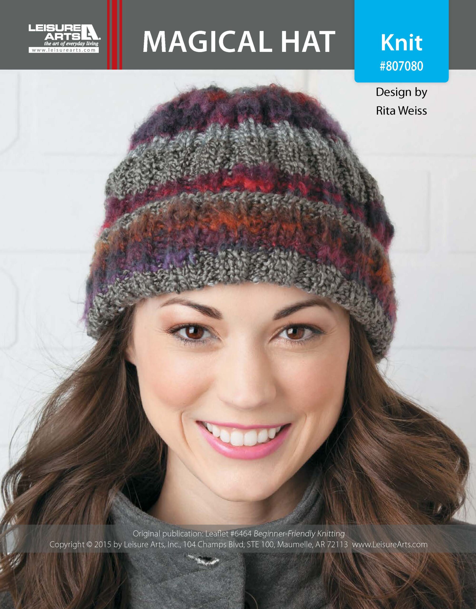 Leisure Arts BeginnerFriendly Knitting Magical Hat ePattern