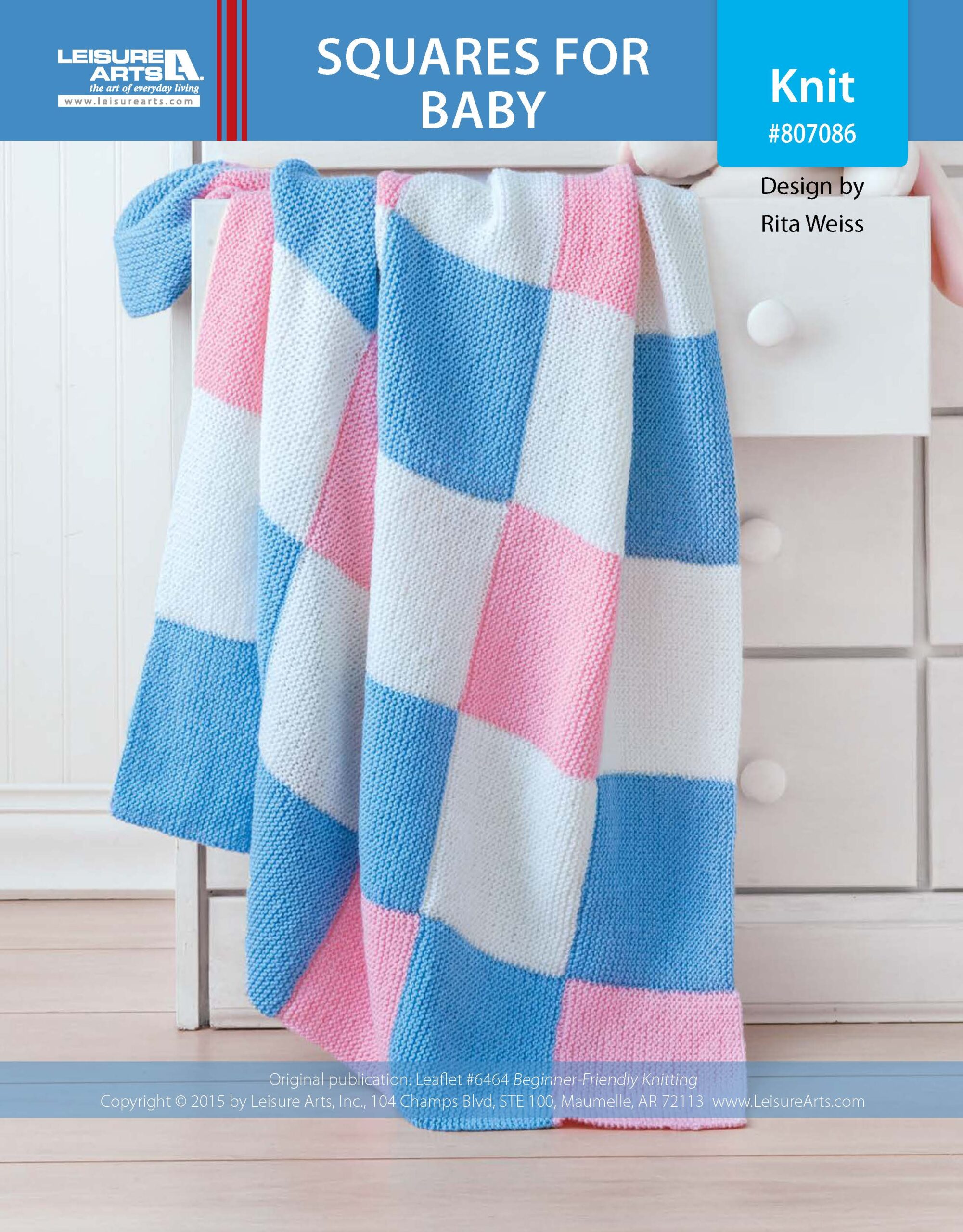 Leisure Arts BeginnerFriendly Knitting Squares For Baby ePattern