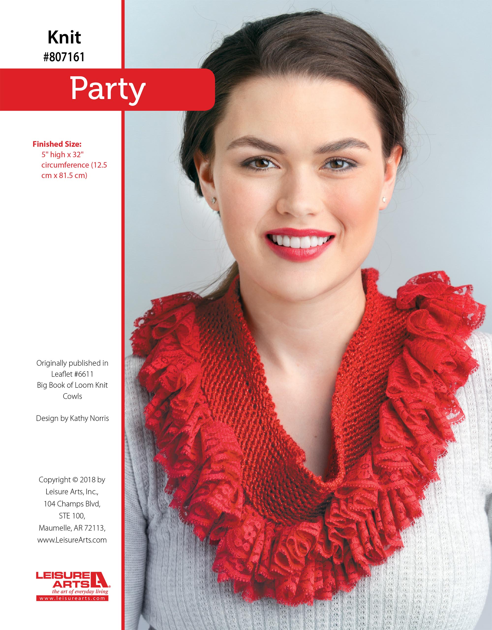Leisure Arts Big Book of Loom Knit Cowls Party ePattern